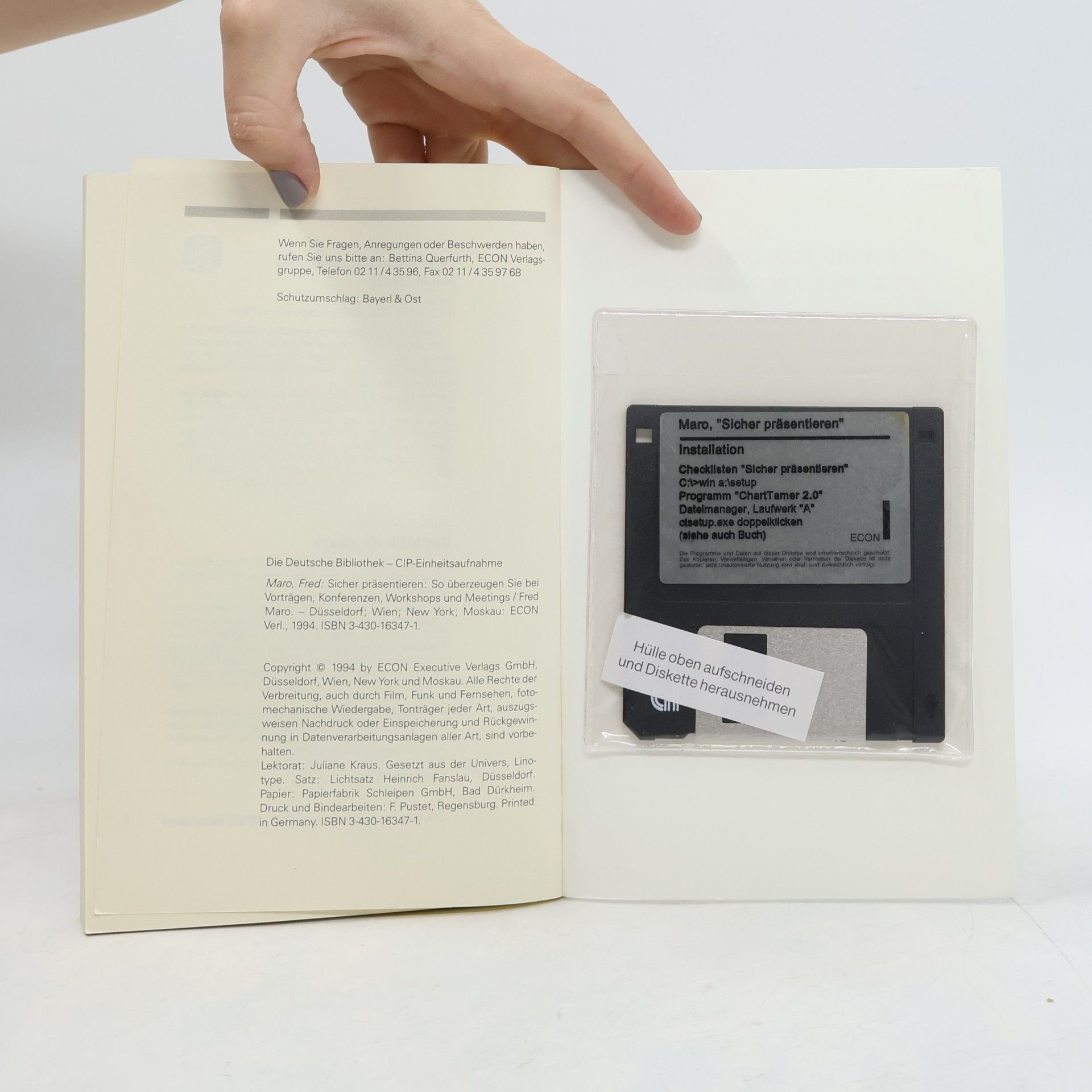 Fred Maro Job & Karriere: Sicher präsentieren, m. Diskette (3 1/2 Zoll)