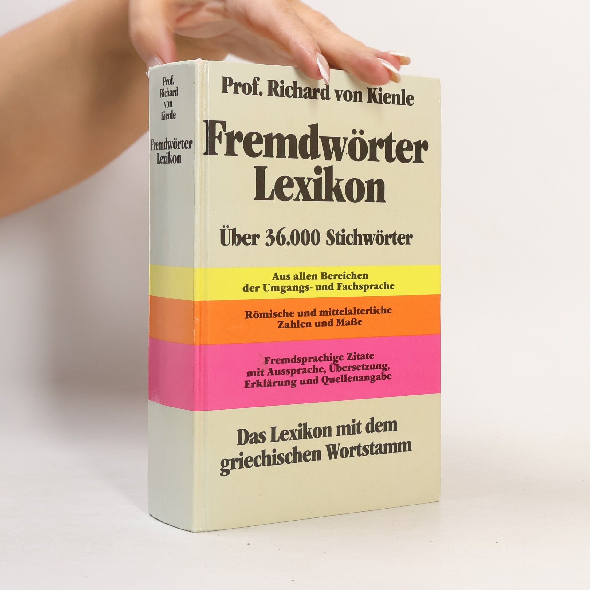 Richard von Kienle Fremdwörter Lexikon