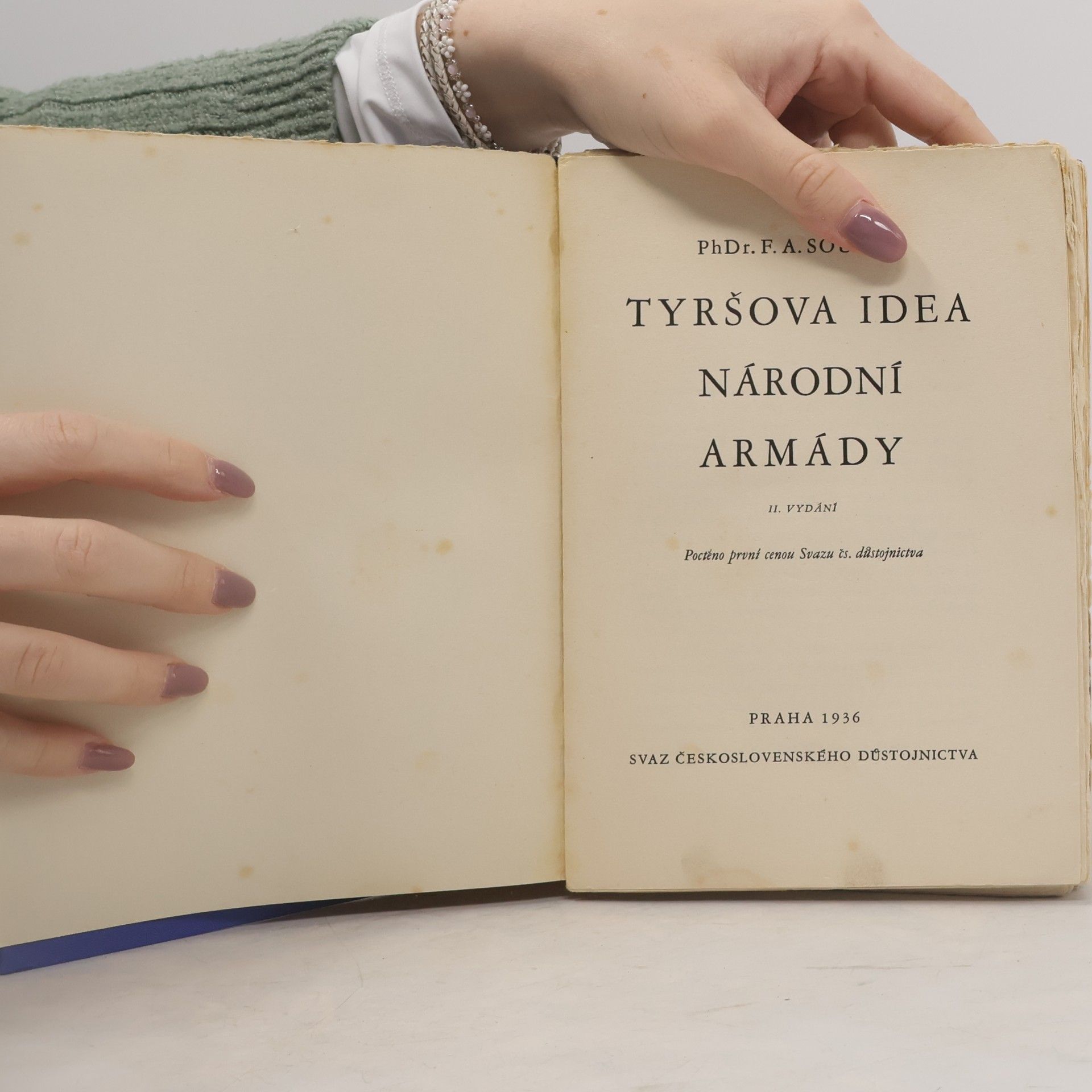 Phdr. F. A. Soc Tyršova idea národní armády
