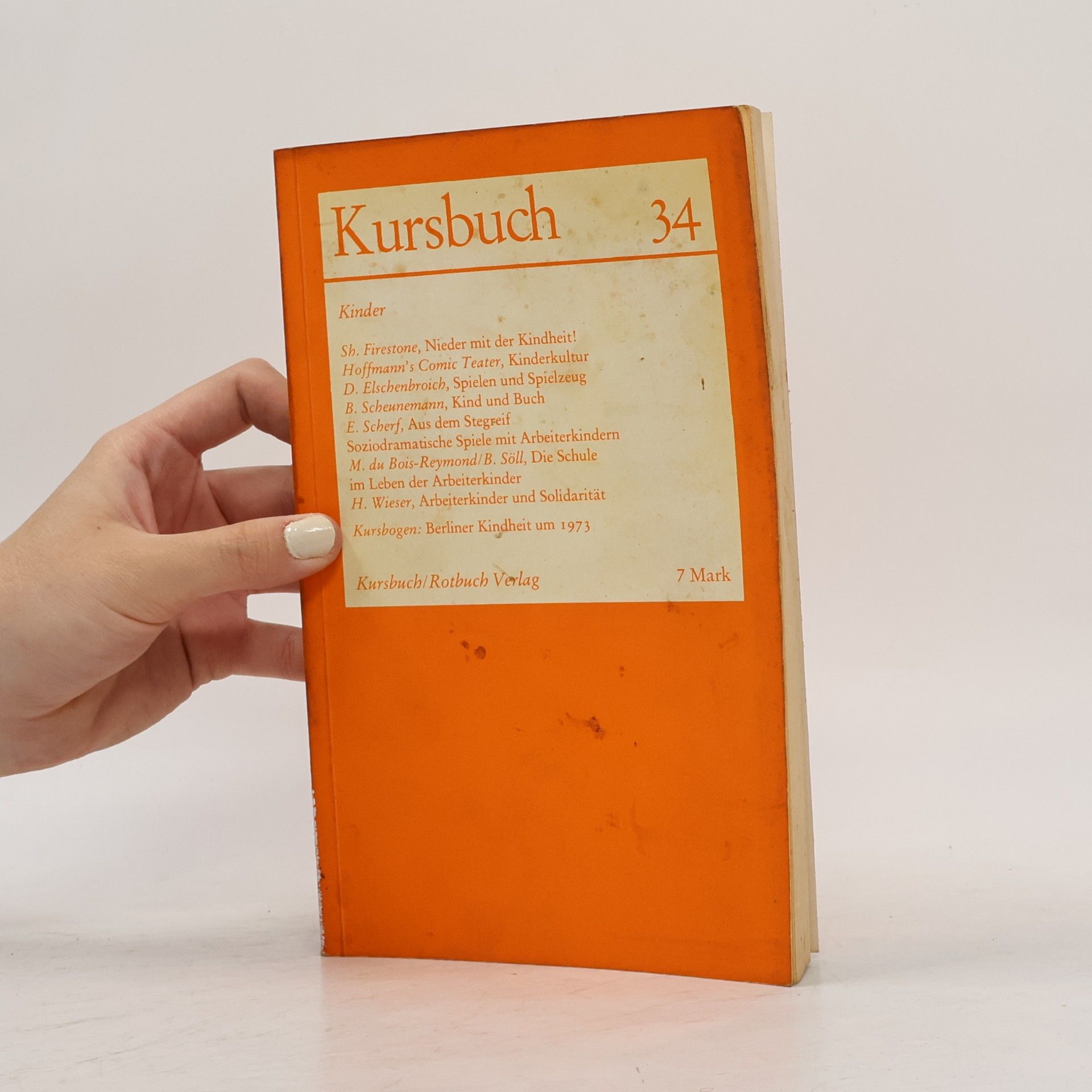 Hans Magnus Enzensberger Kursbuch 34