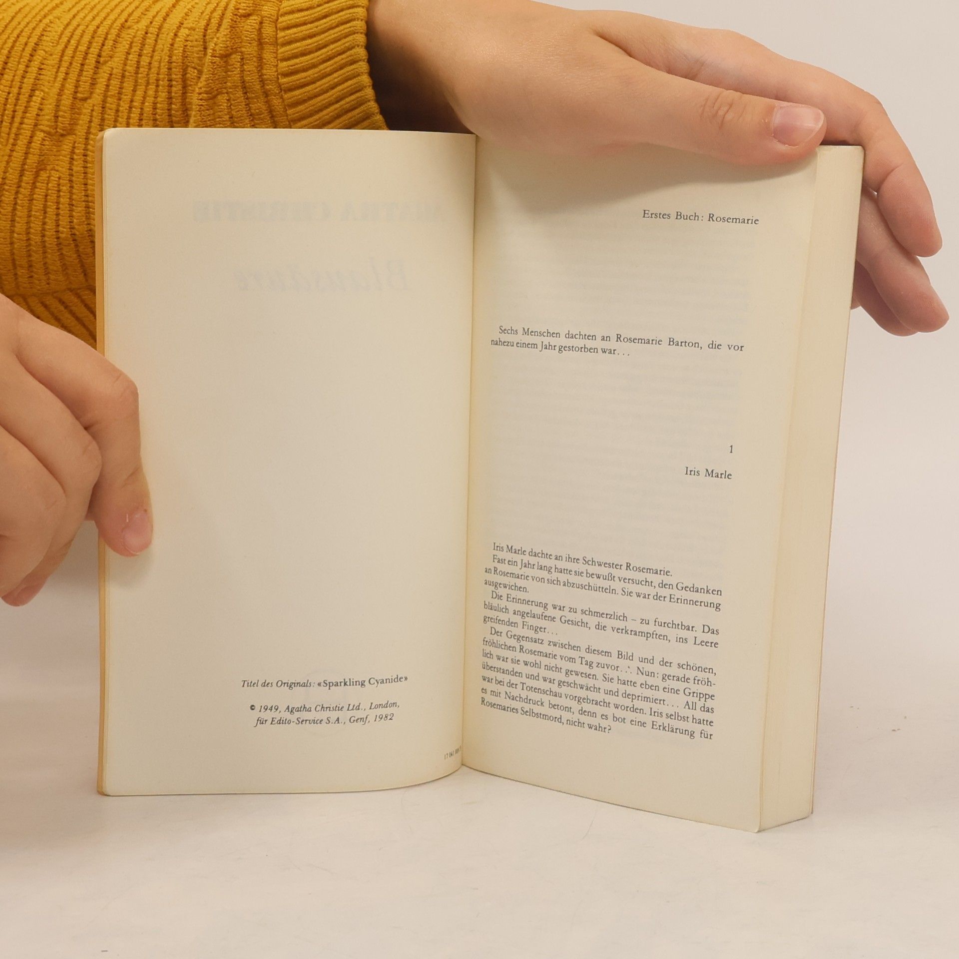 Agatha Christie Blausäure