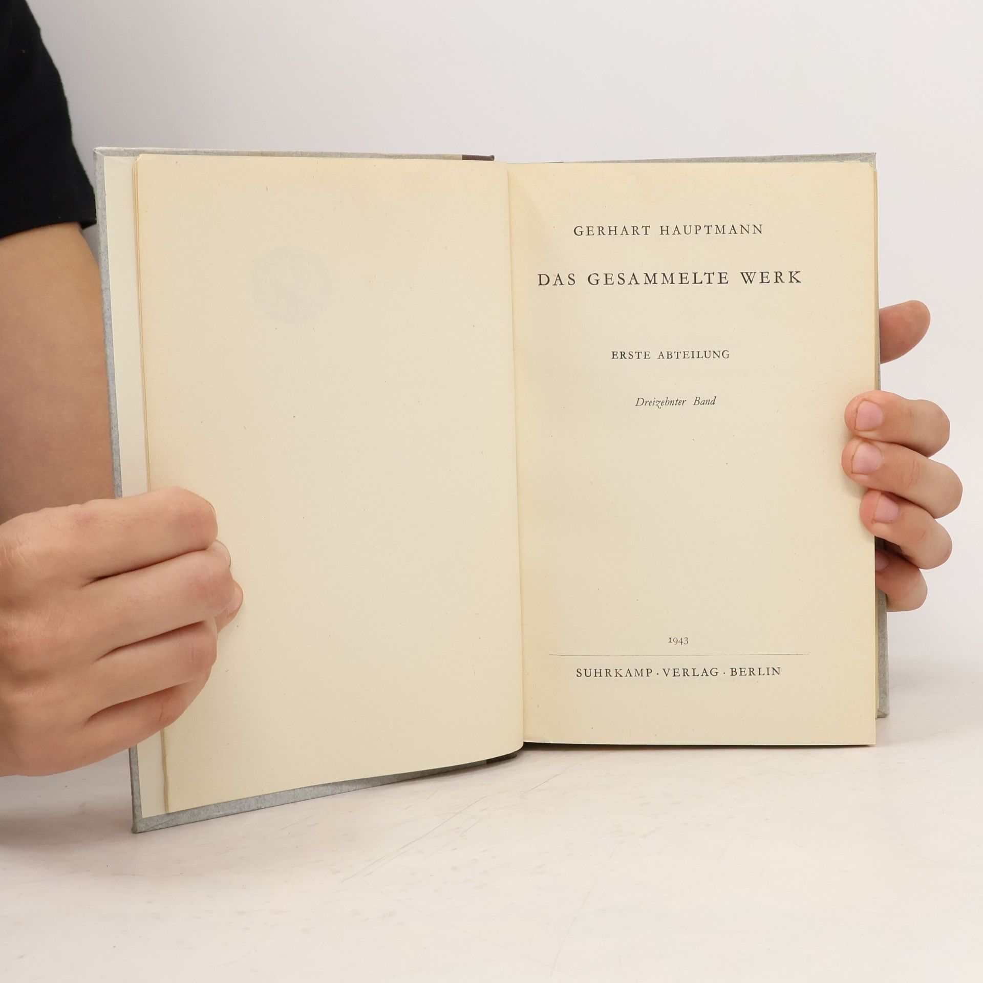 Gerhart Hauptmann Das gesammelte Werk 13