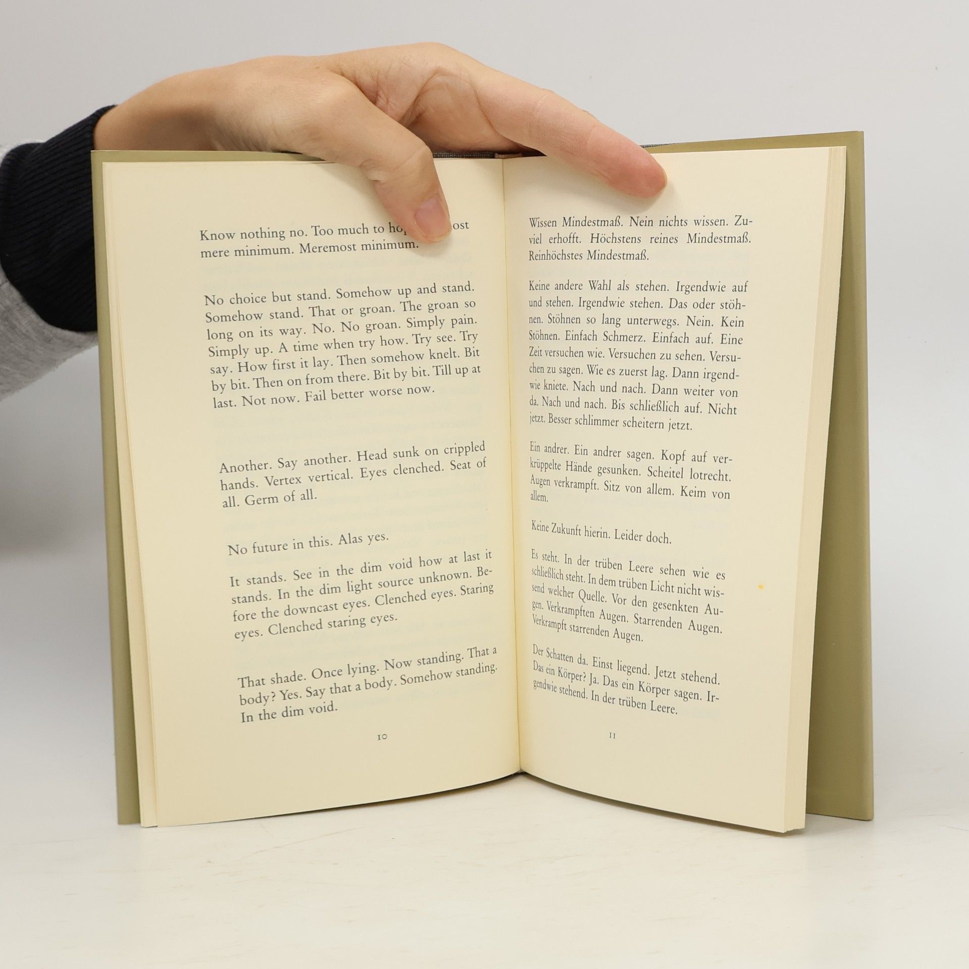 Samuel Beckett Worstward Ho. Aufs Schlimmste zu