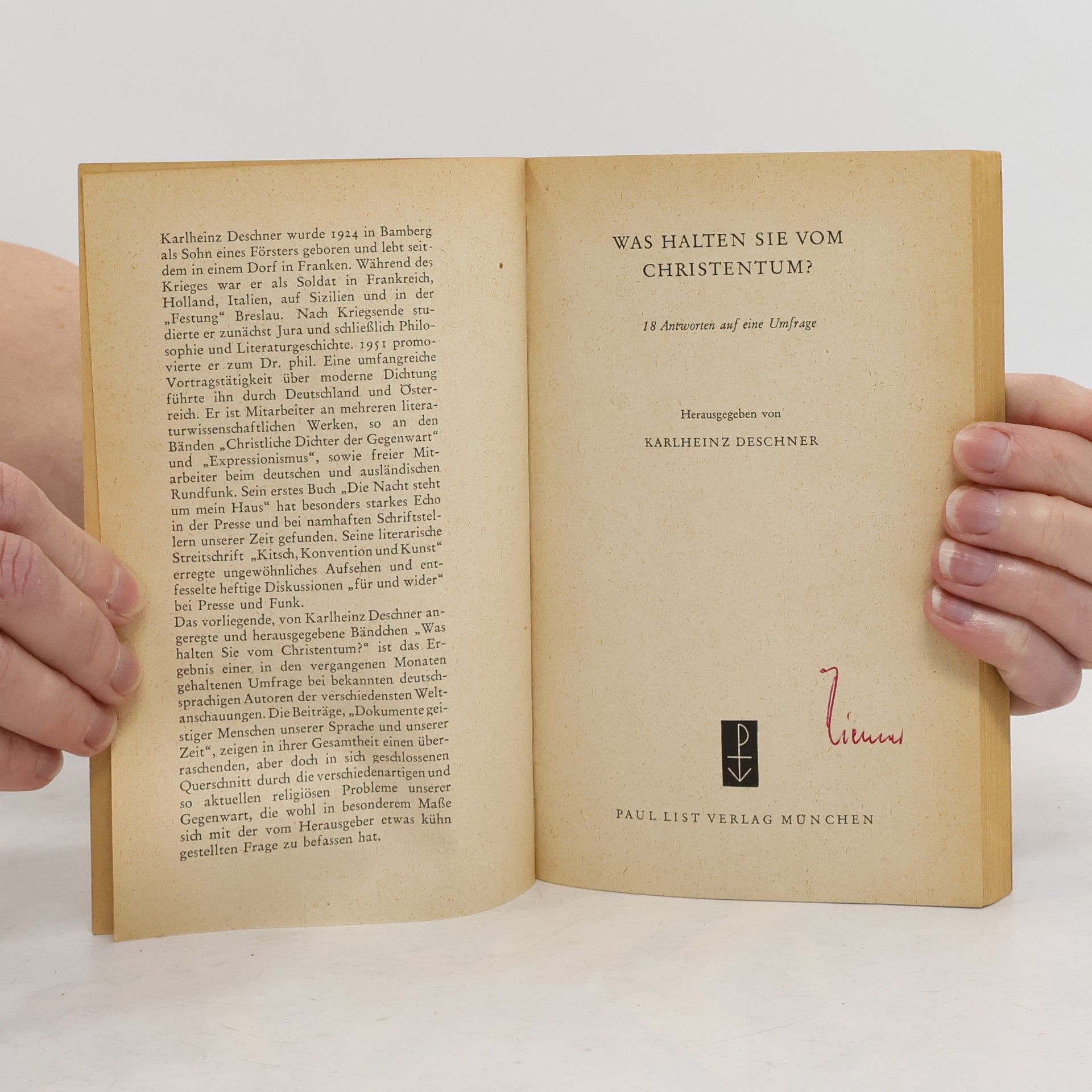 Collectif d'auteurs Was halten Sie vom Christentum