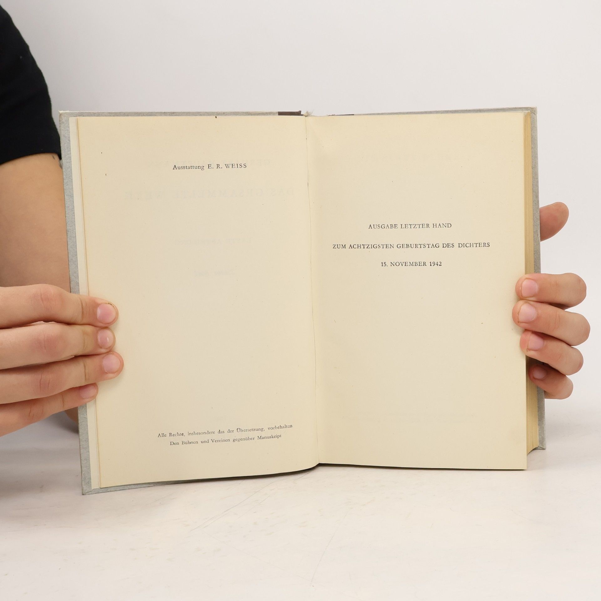 Gerhart Hauptmann Das gesammelte Werk 10