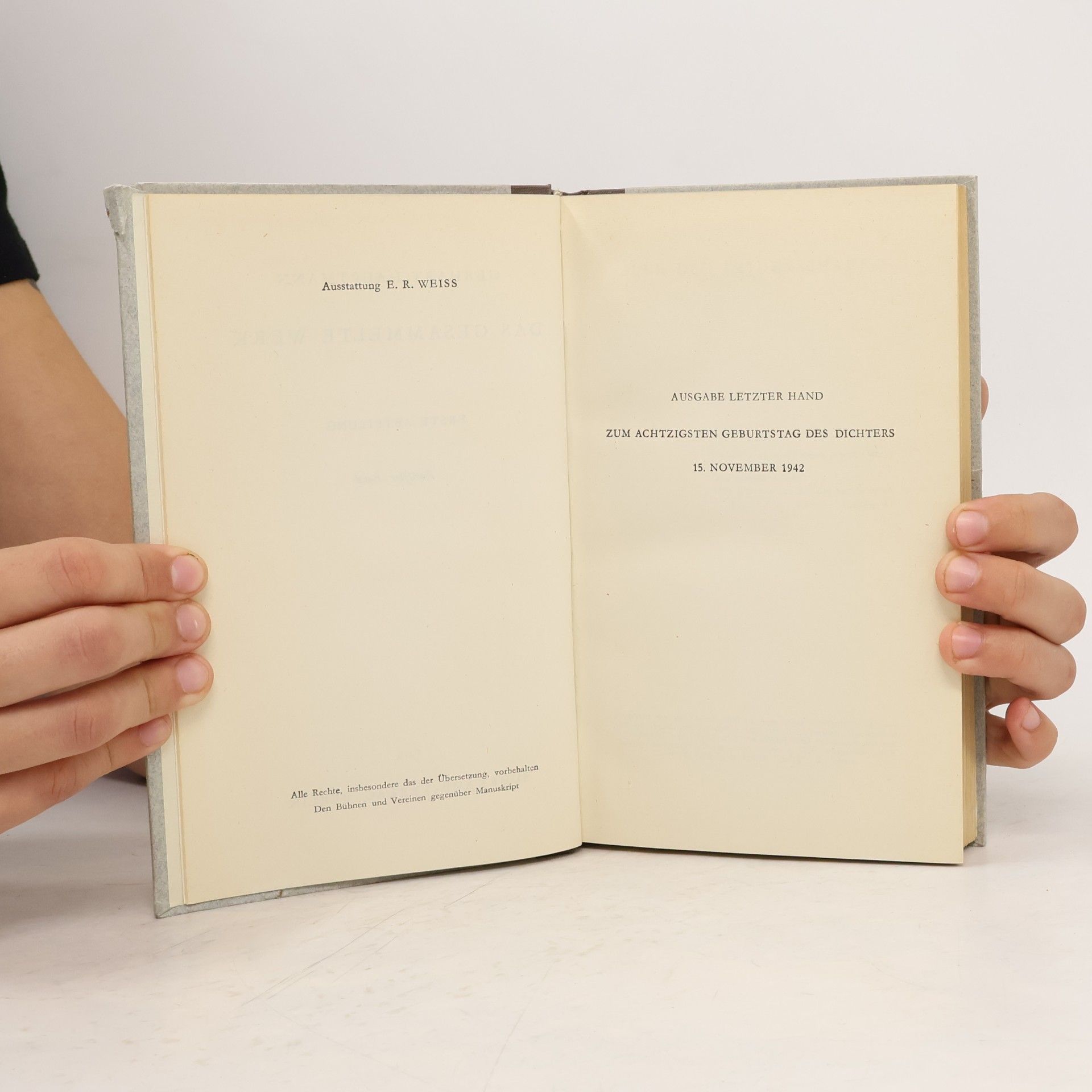 Gerhart Hauptmann Das gesammelte Werk 12