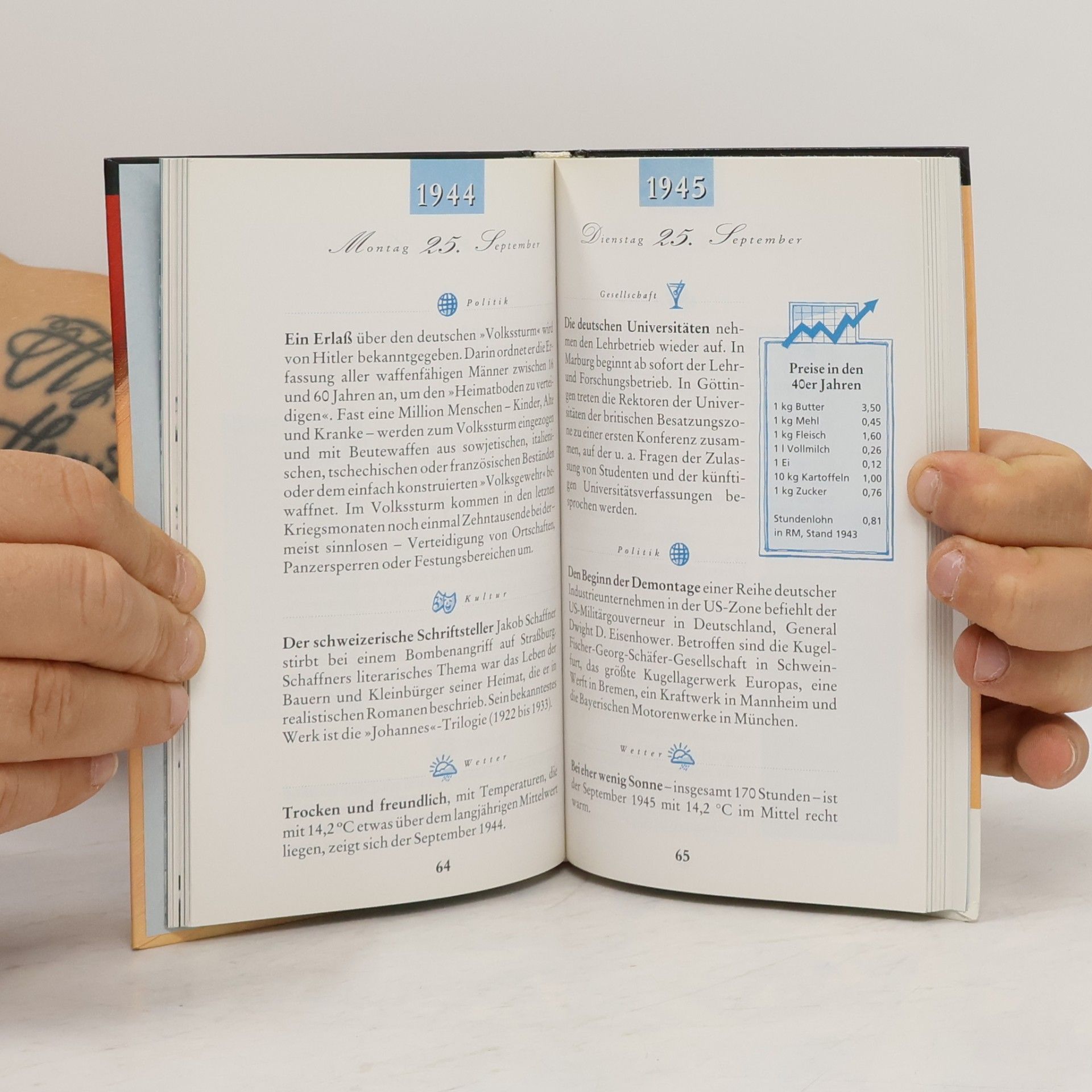 Die Persönliche Chronik, in 366 Bdn., 25. September