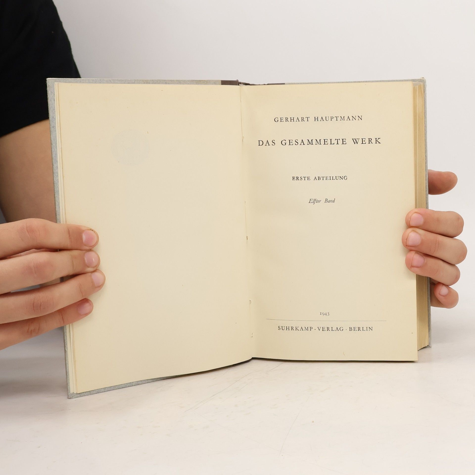 Gerhart Hauptmann Das gesammelte Werk 11