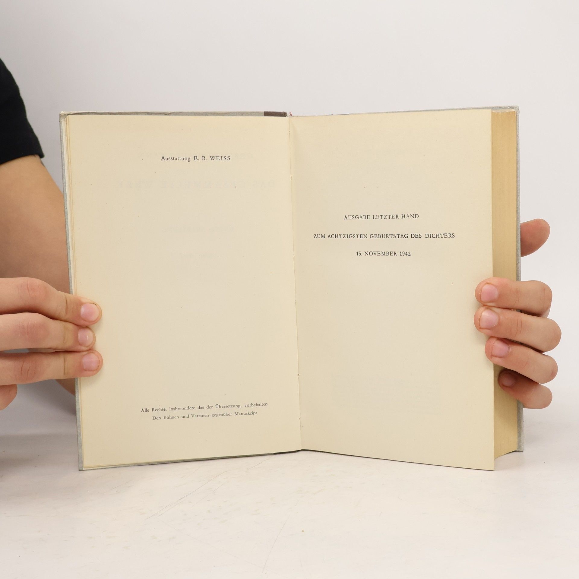 Gerhart Hauptmann Das gesammelte Werk 8