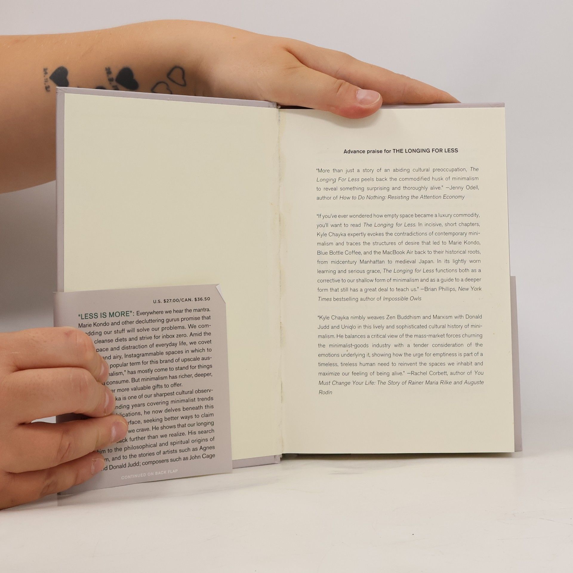 Kyle Chayka The Longing for Less : Living with Minimalism