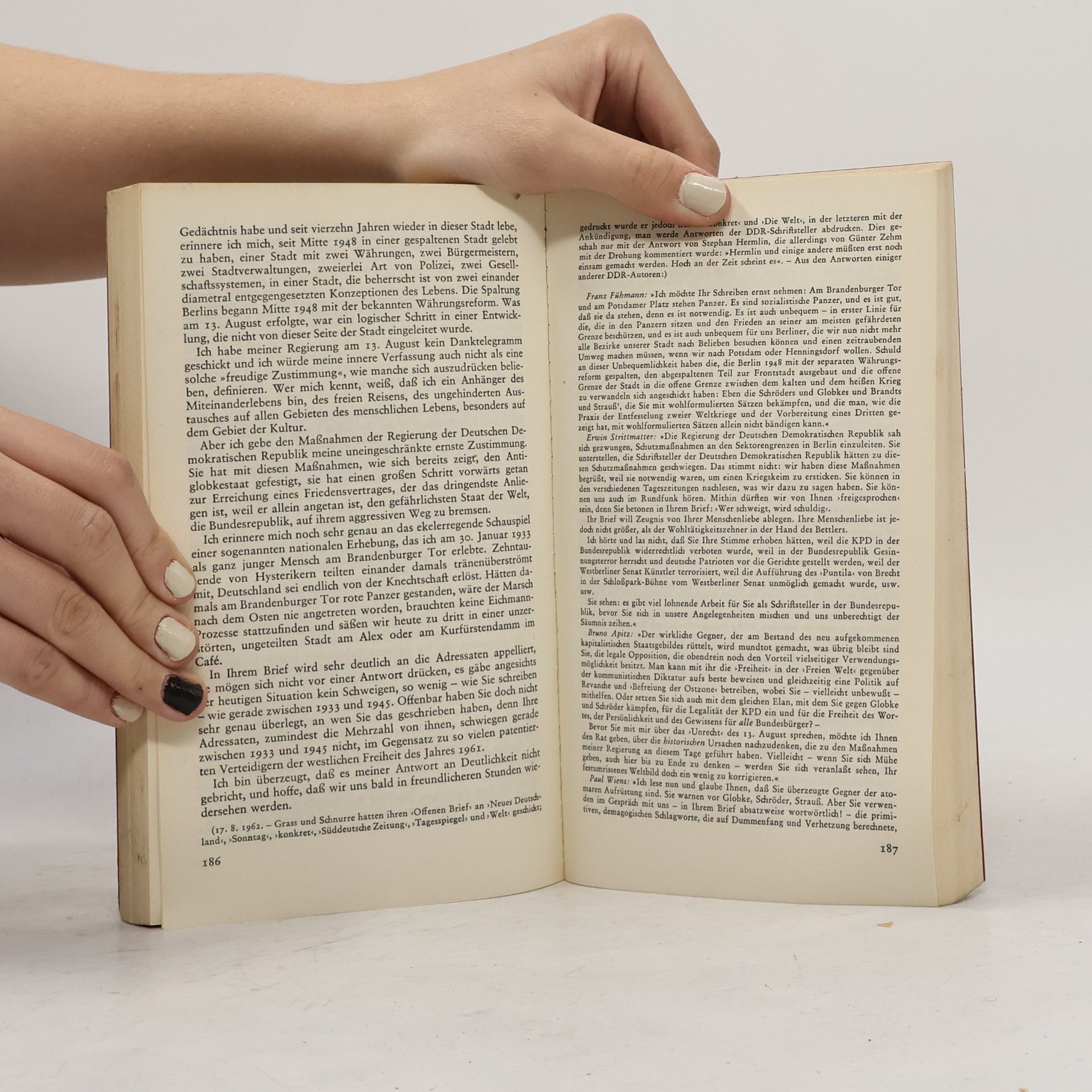 Various authors Vaterland, Muttersprache: Deutsche Schriftsteller und ihr Staat seit 1945