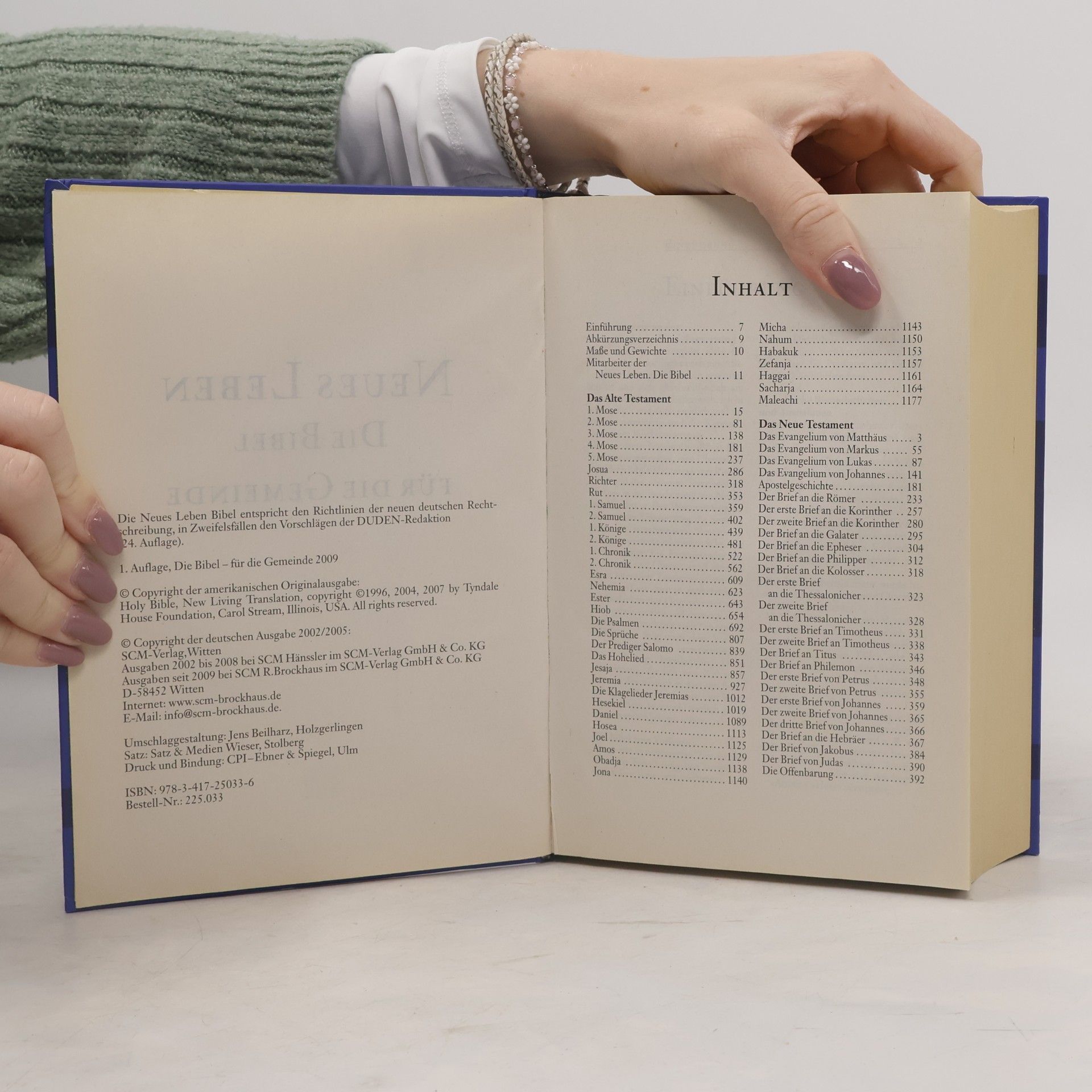 Die Bibel - für die Gemeinde - Neues Leben