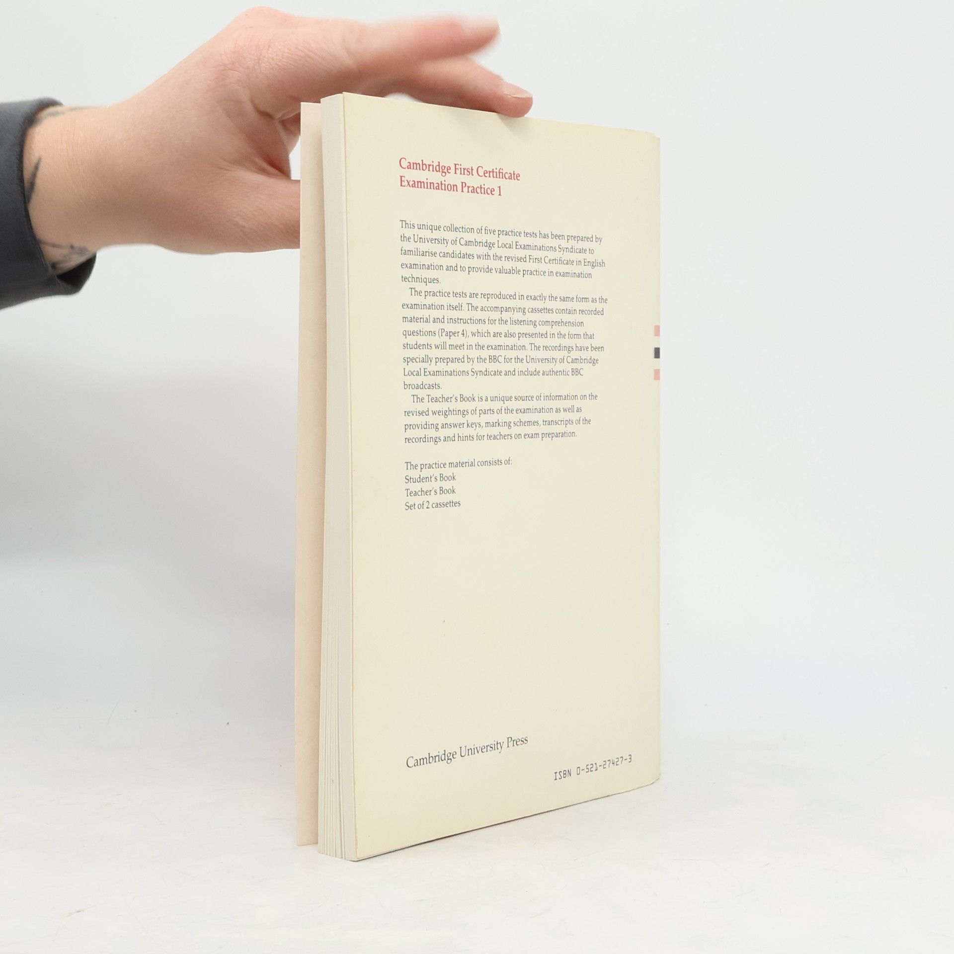 Leo Jones Cambridge First Certificate Examination Practice 1