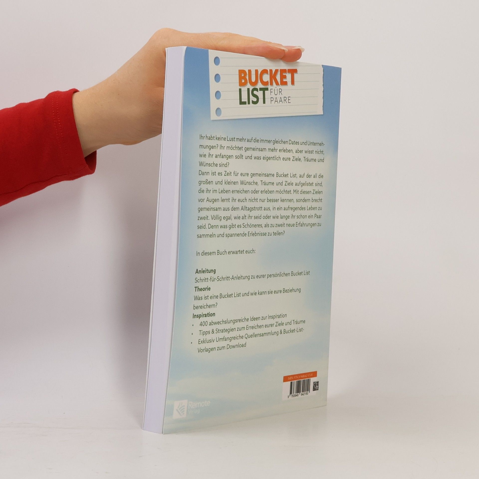 Denise Ni Bucketlist für Paare. 400 Erlebnisse für eine abwechslungsreiche, entspannte und glückliche Beziehung