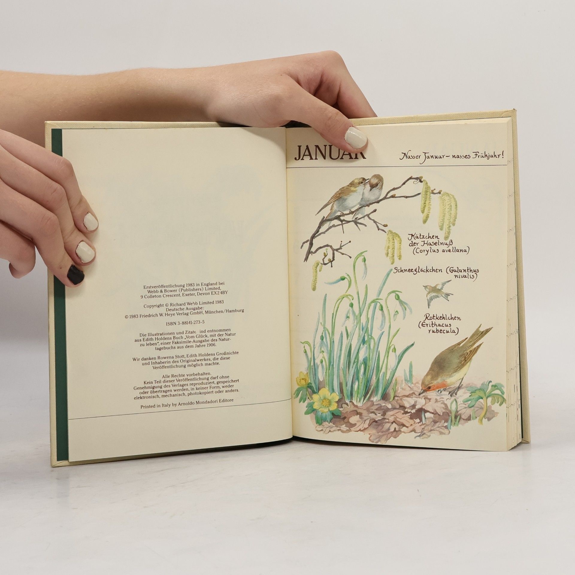 Edith Holden Jahrbuch Vom glück, mit der natur zu leben
