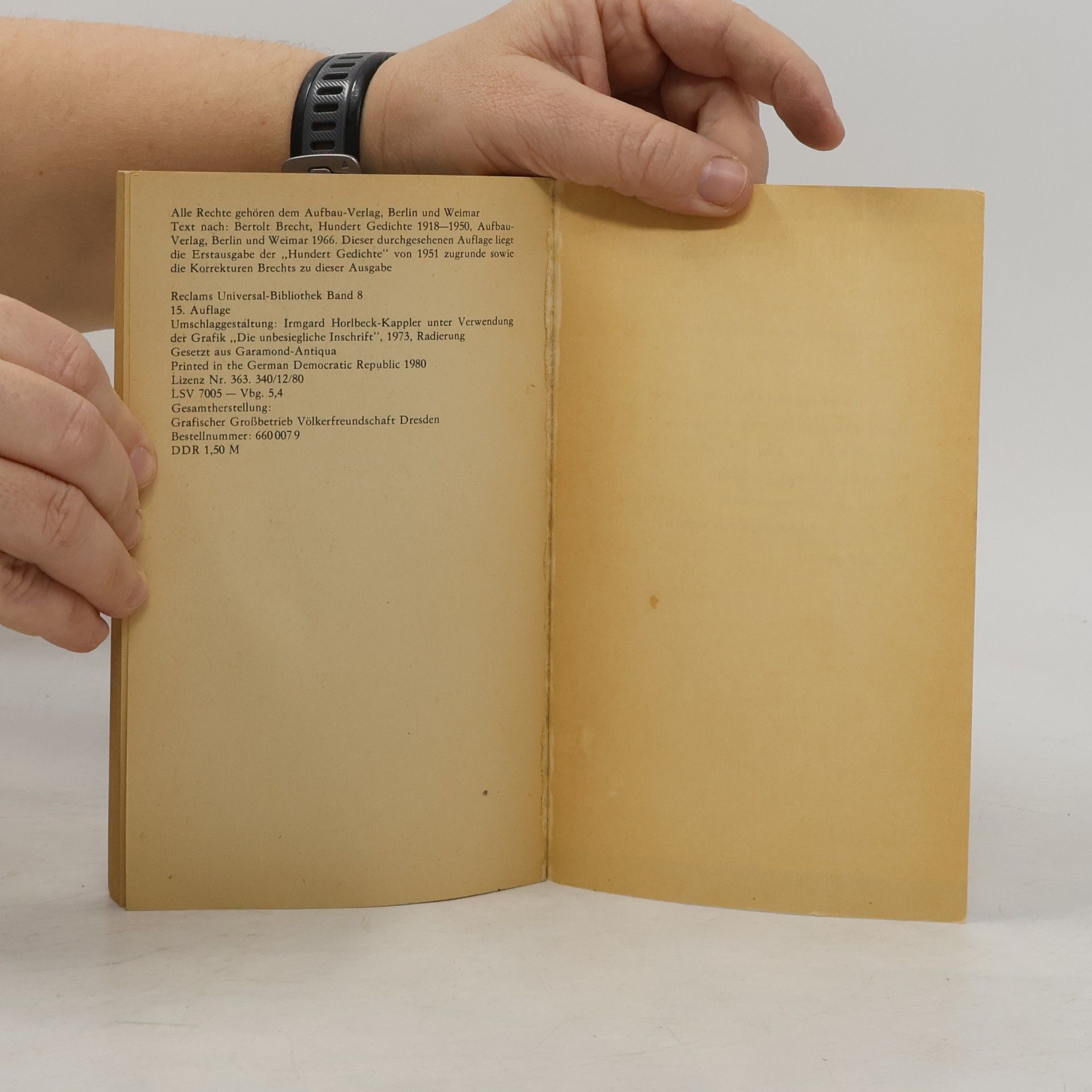 Bertolt Brecht Gedichte