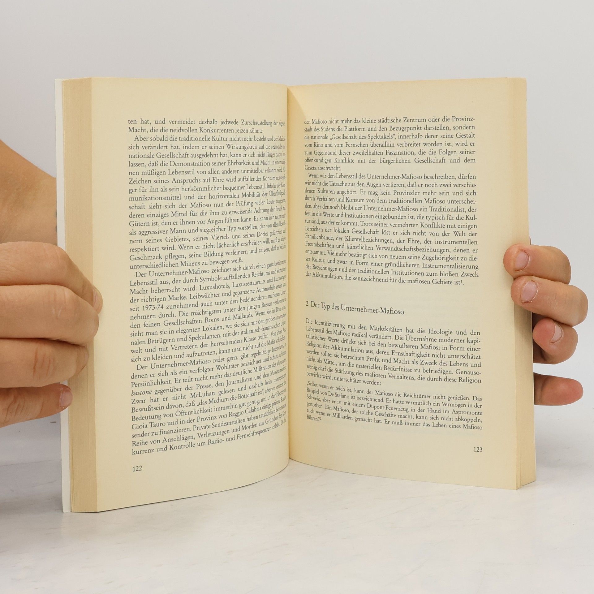 Pino Arlacchi Mafiose Ethik und der Geist des Kapitalismus