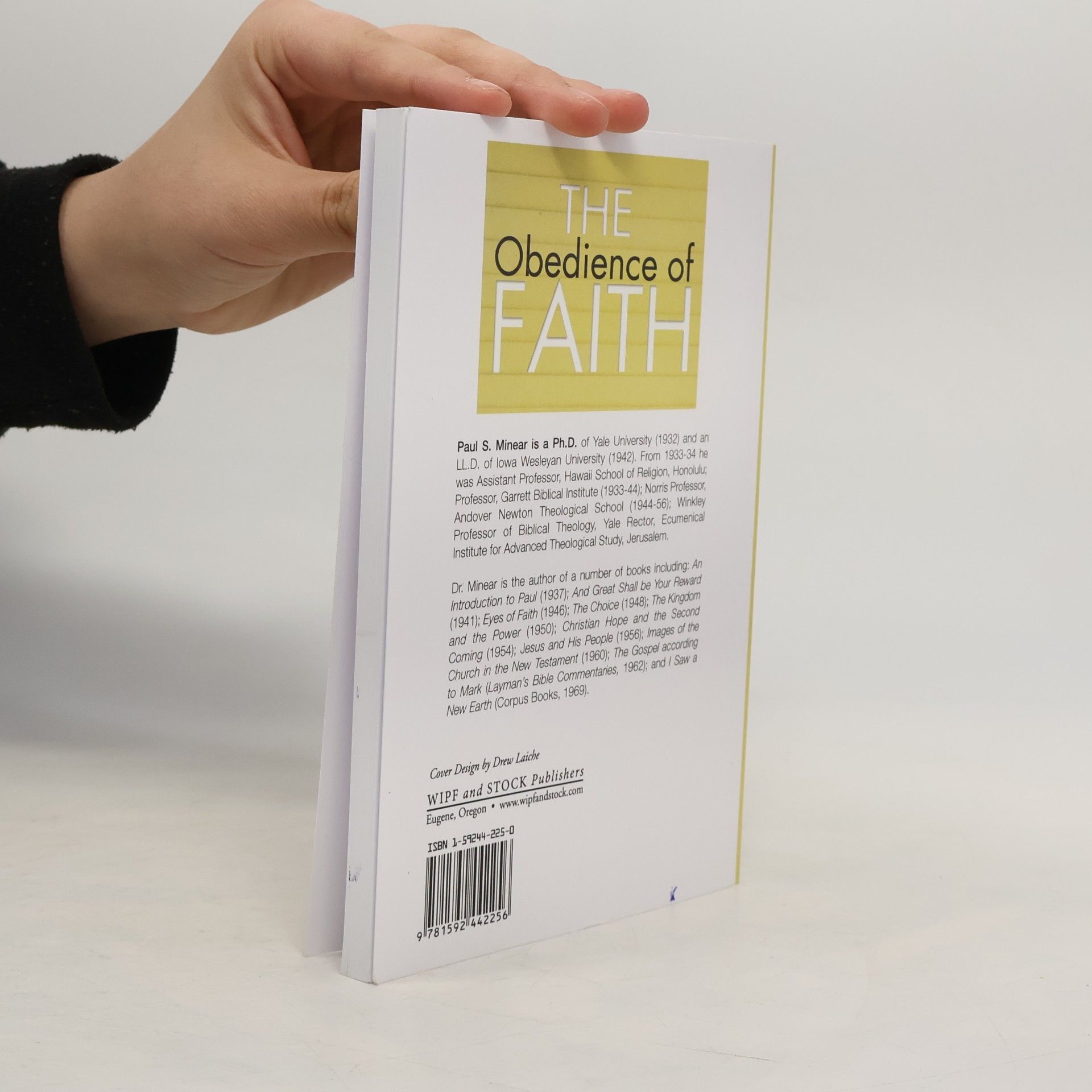 Paul Sevier Minear Studies in Biblical Theology: Second Series: The Obedience of Faith