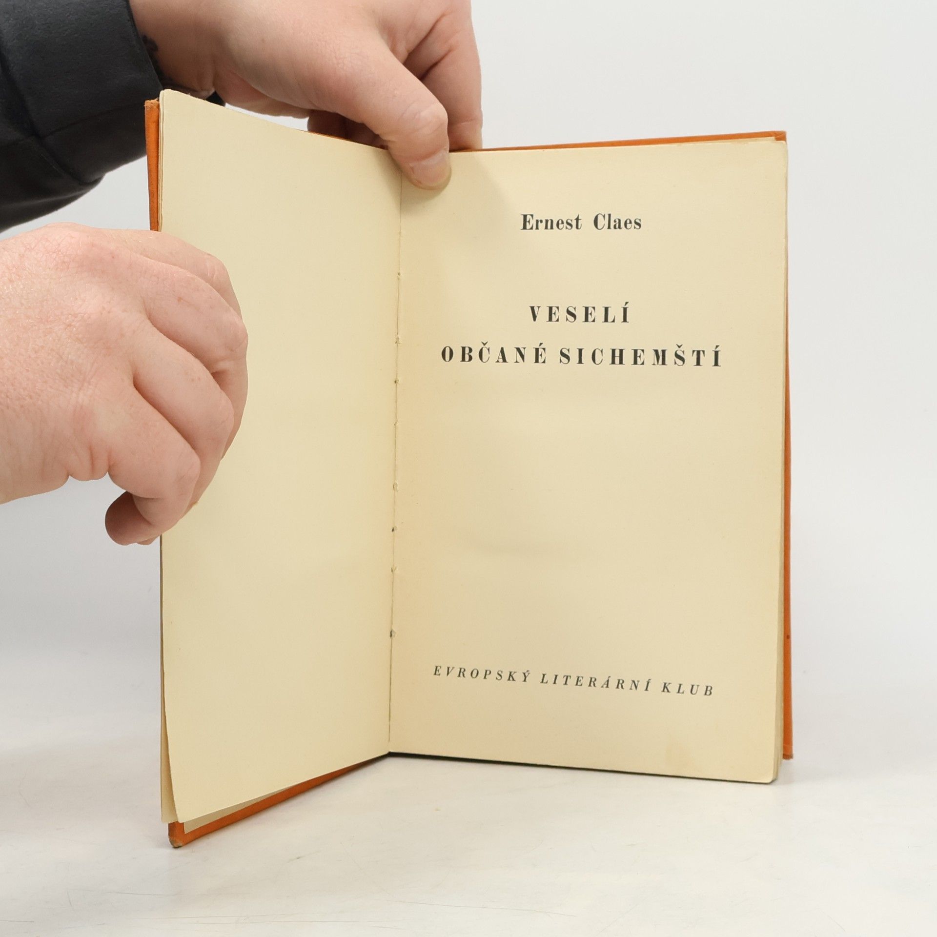 Ernest Claes Veselí občané Sichemští