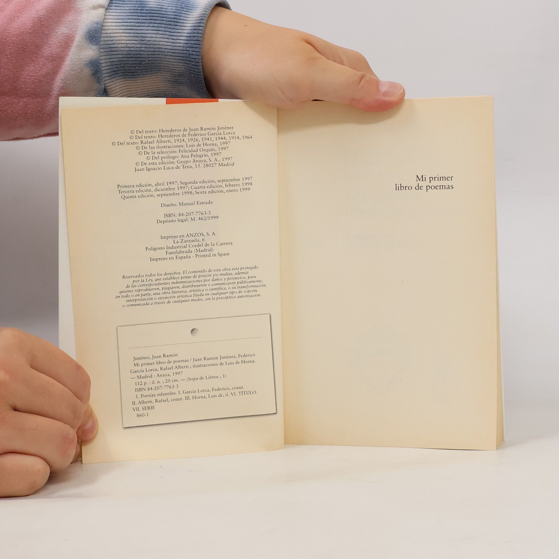 Juan Ramón Jiménez Mi primer libro de poemas