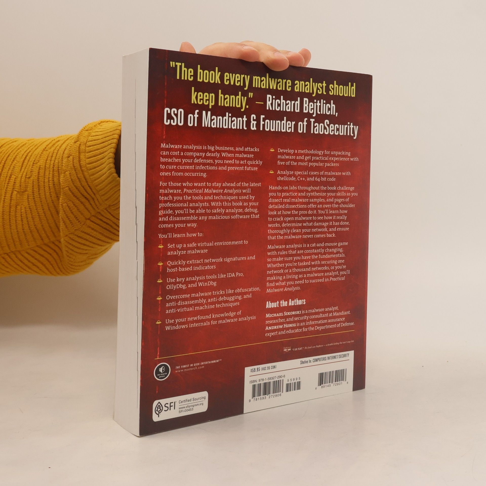 Michael Sikorski Practical Malware Analysis. The Hands-On Guide to Dissecting Malicious Software