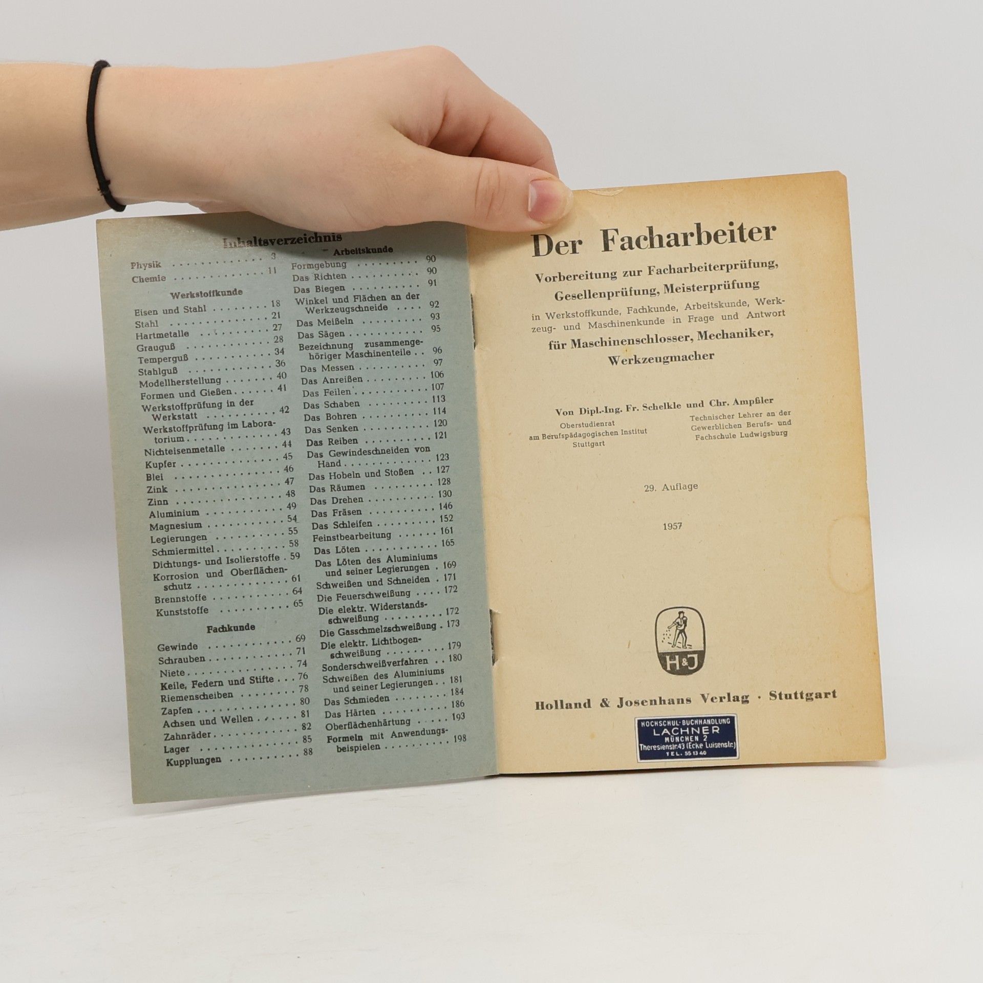 Fr. Schelkle Der Facharbeiter