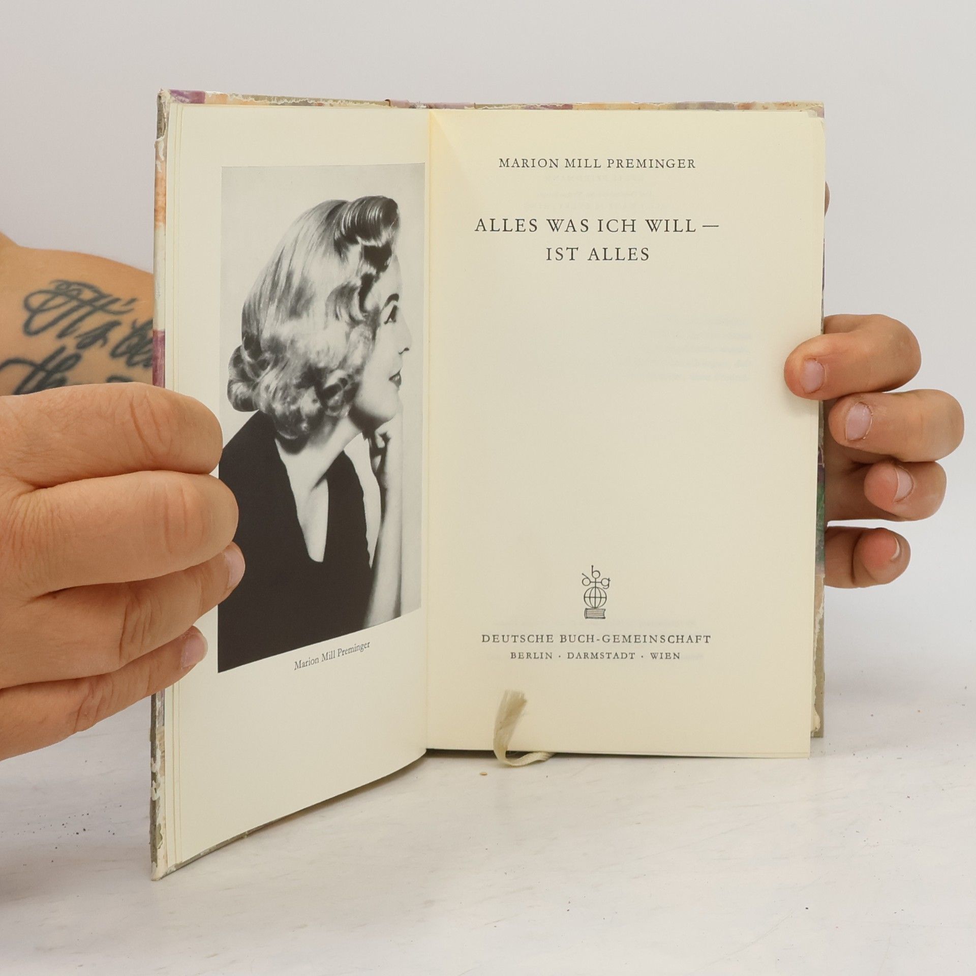 Marion Mill Preminger Alles was ich will - ist Alles