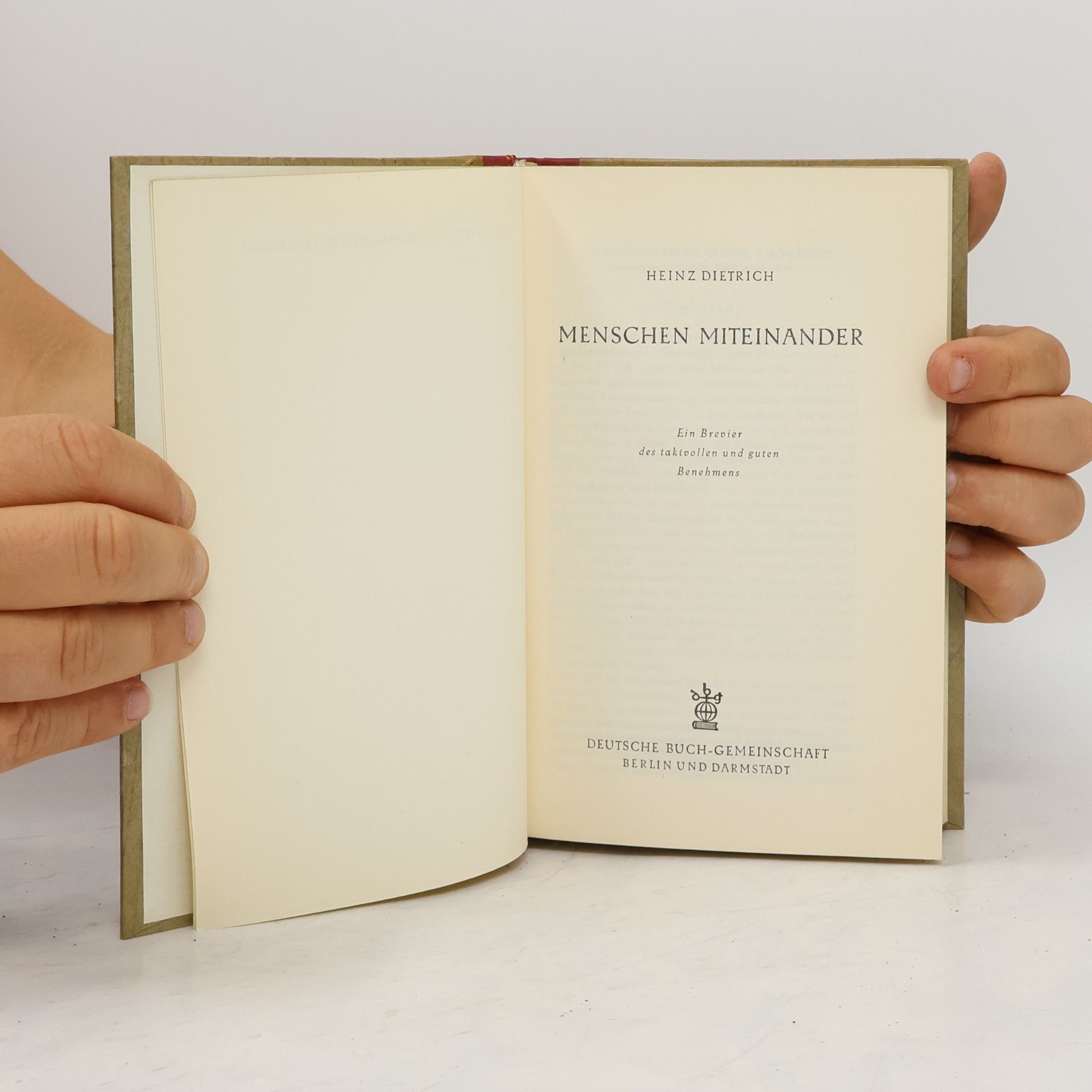 Heinz Ortlieb Menschen Miteinander