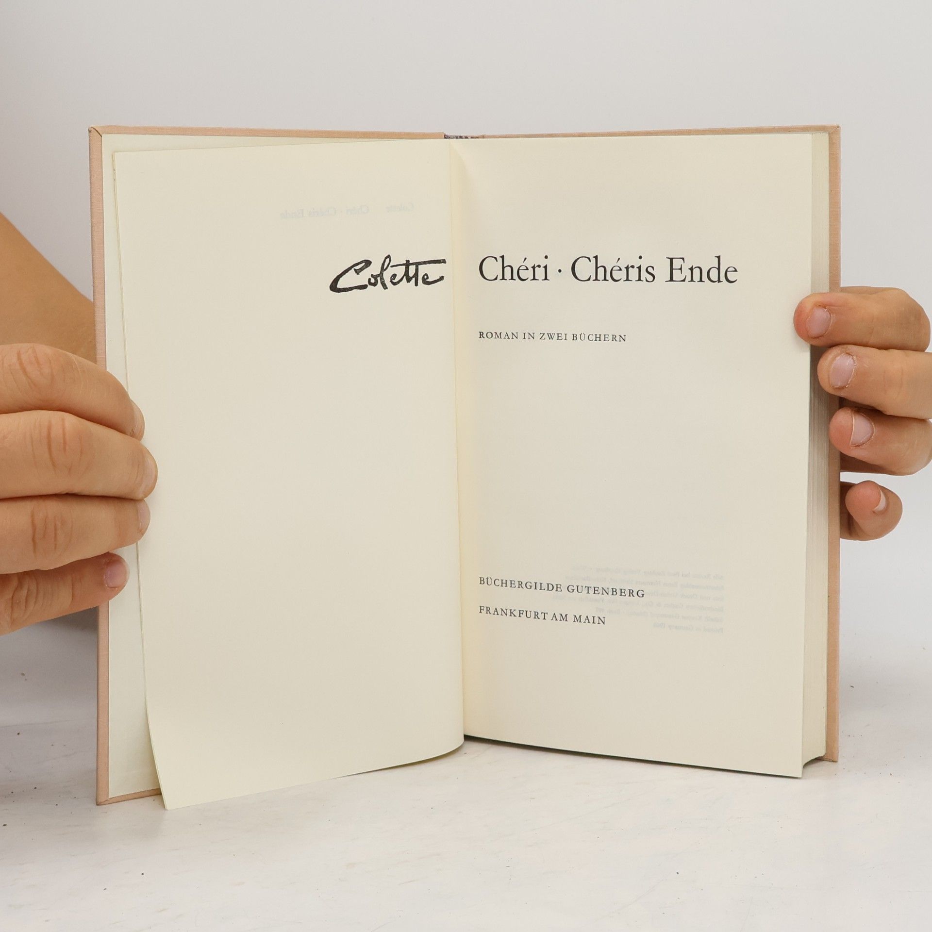 Sidonie Gabrielle Colette Chéri und Chéris Ende