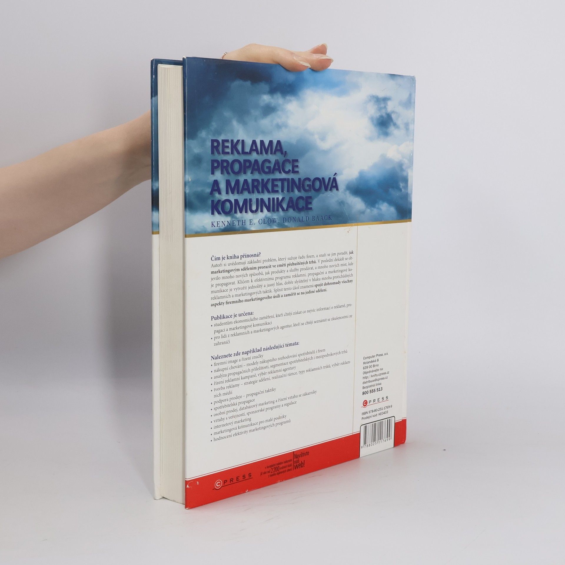 Kenneth E. Clow Reklama, propagace a marketingová komunikace