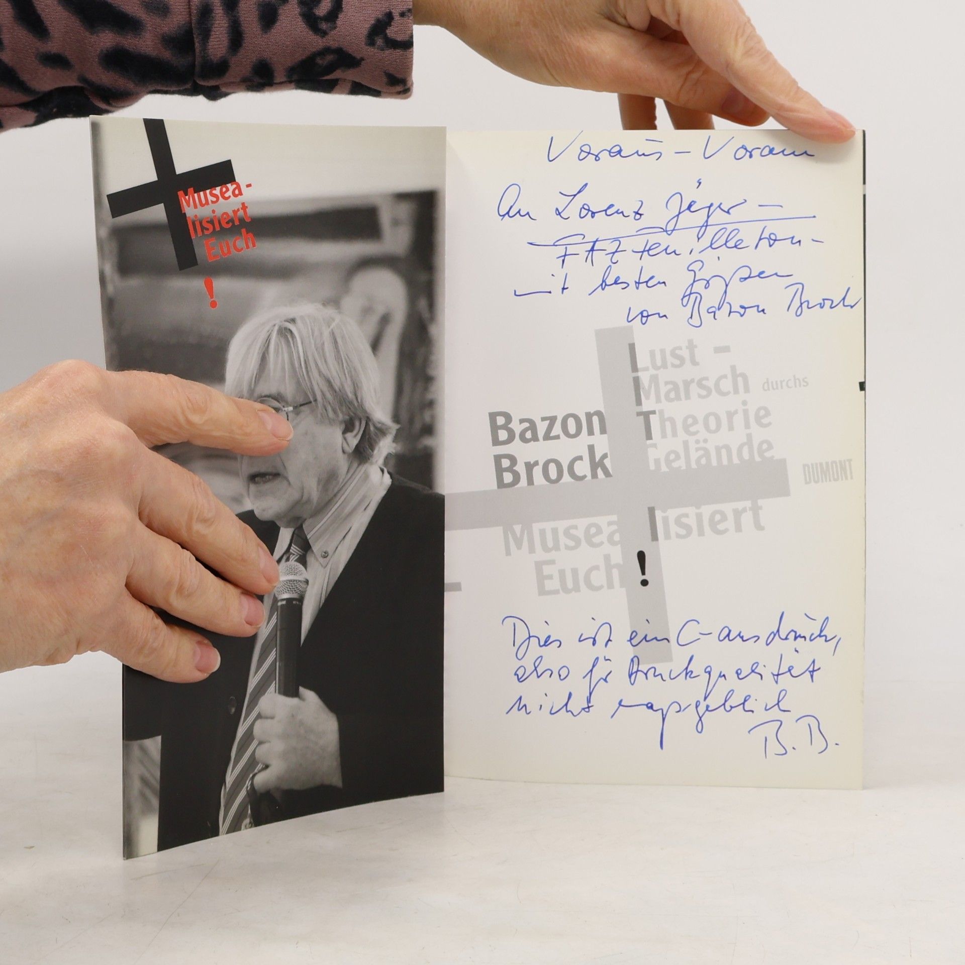 Bazon Brock Lustmarsch durchs Theoriegelände