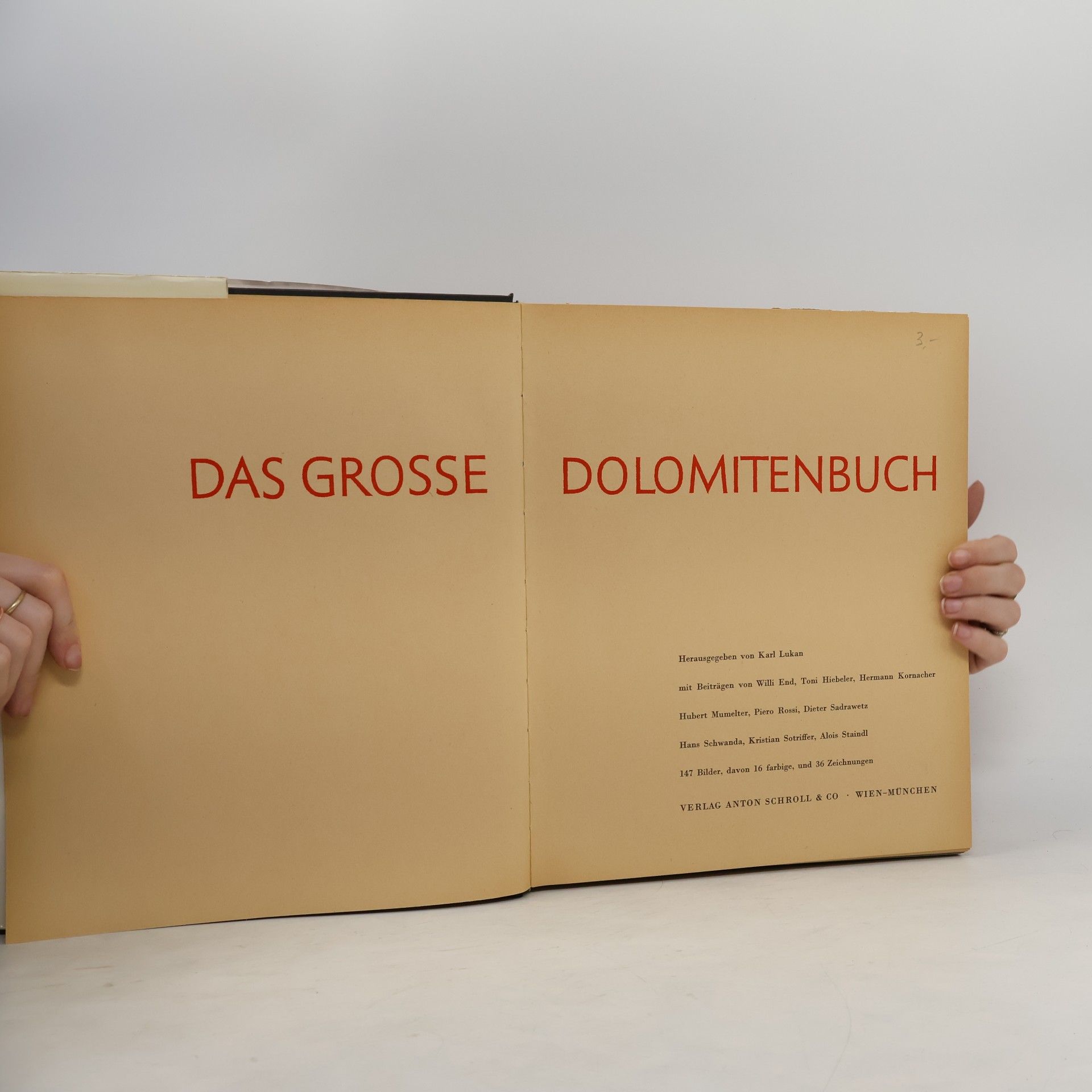 Karl Lukan Das Grosse Dolomitenbuch