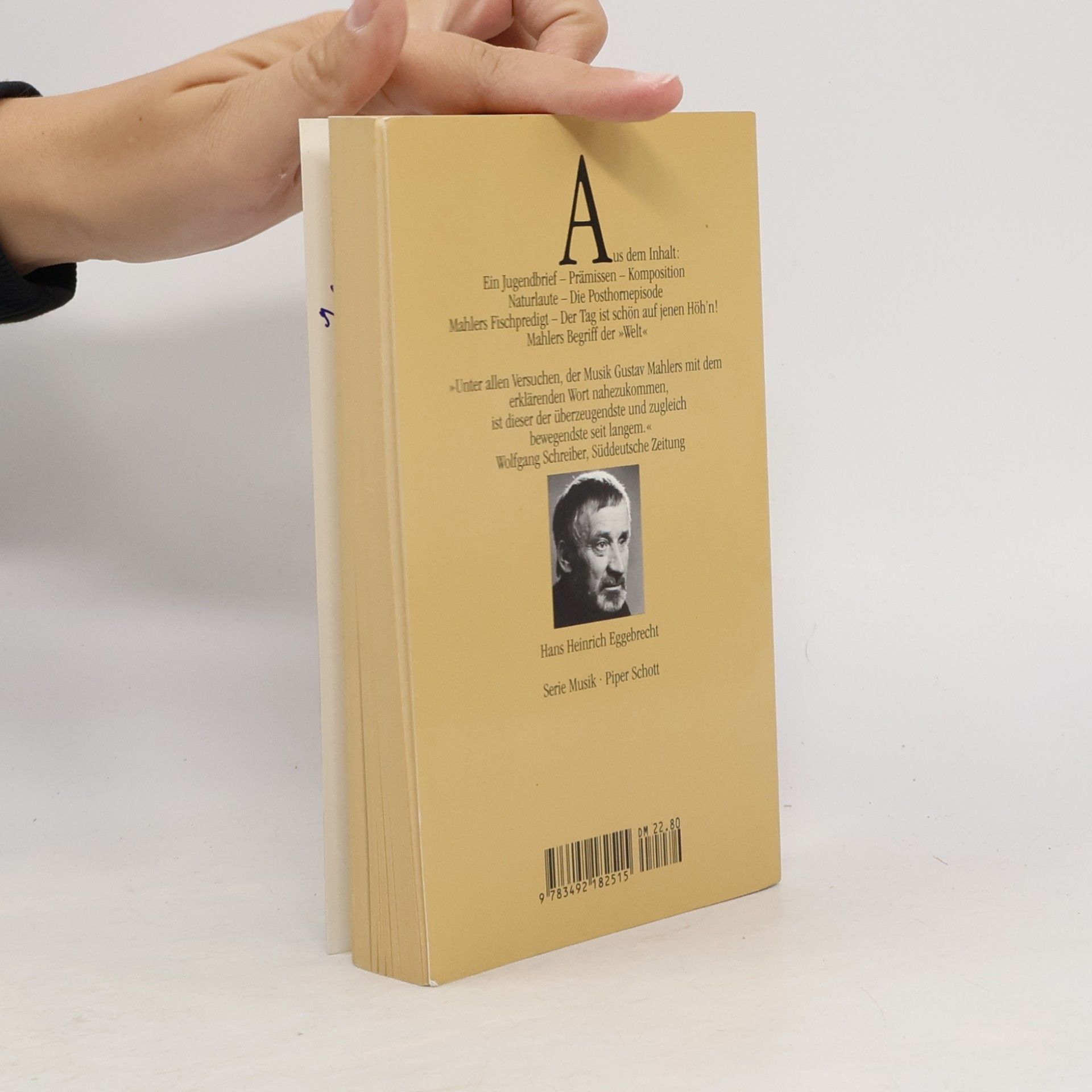 Hans Heinrich Eggebrecht Die Musik Gustav Mahlers