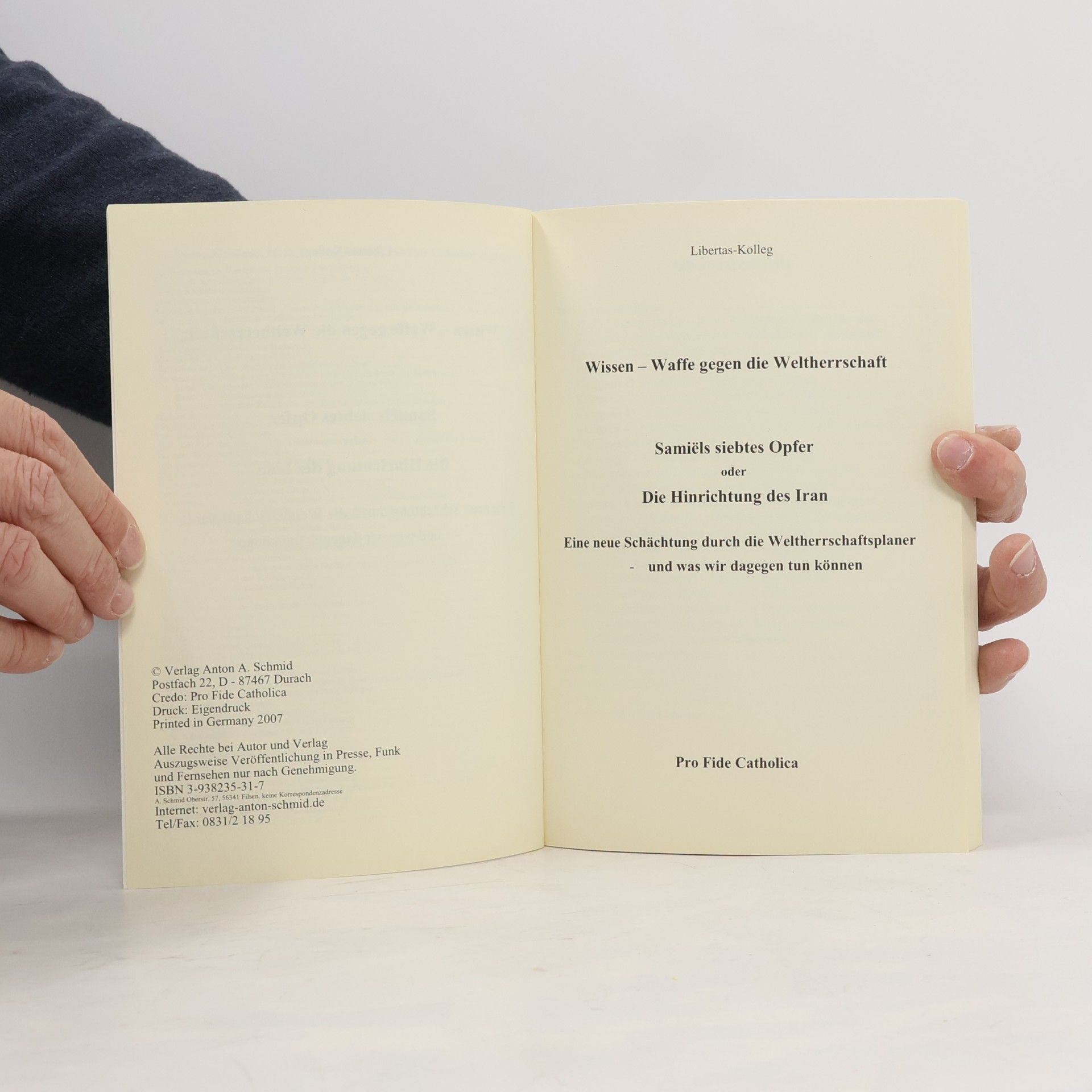 Various authors Samiels siebtes opfer oder die hinrichtung des Iran