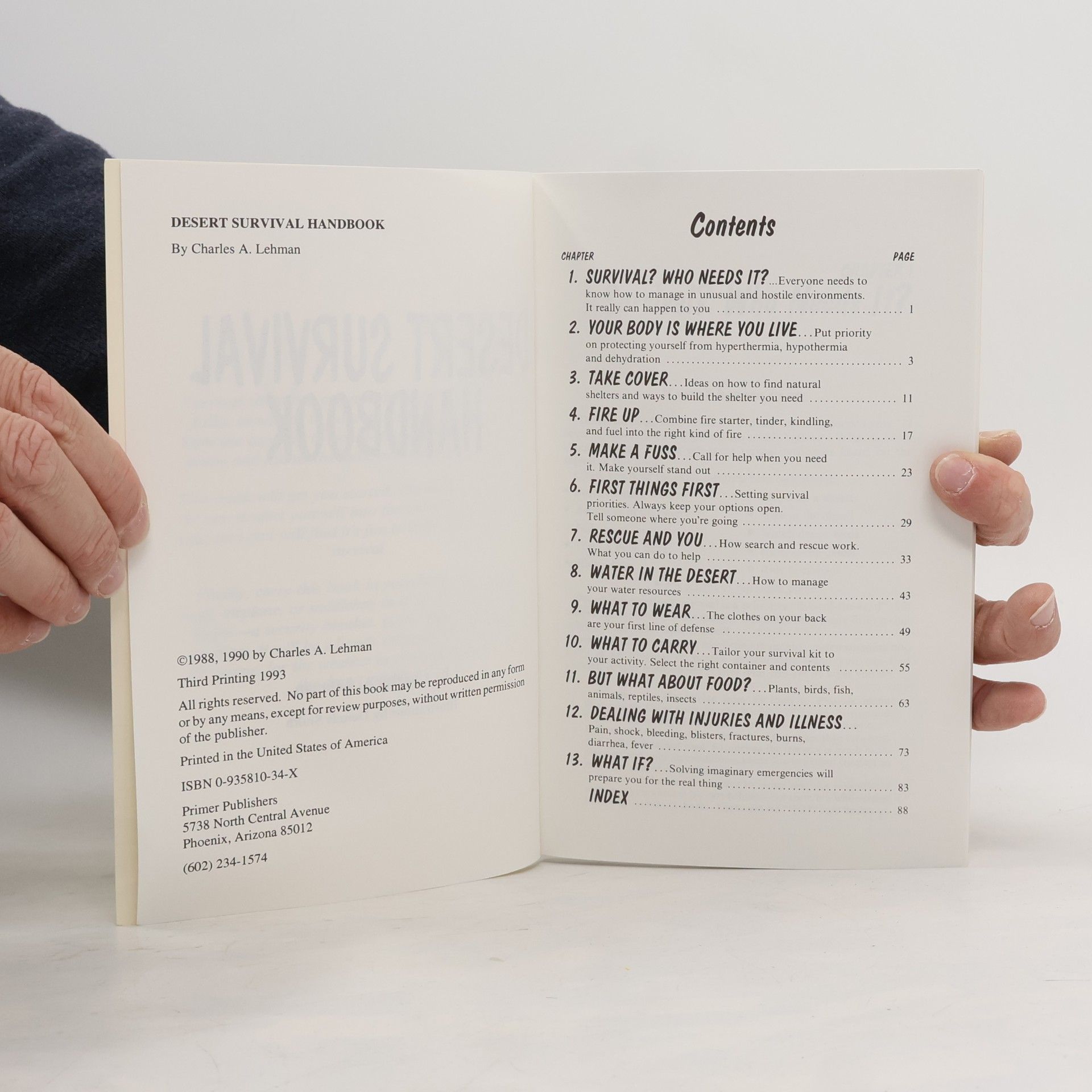 Charles A. Lehman Desert Survival Handbook
