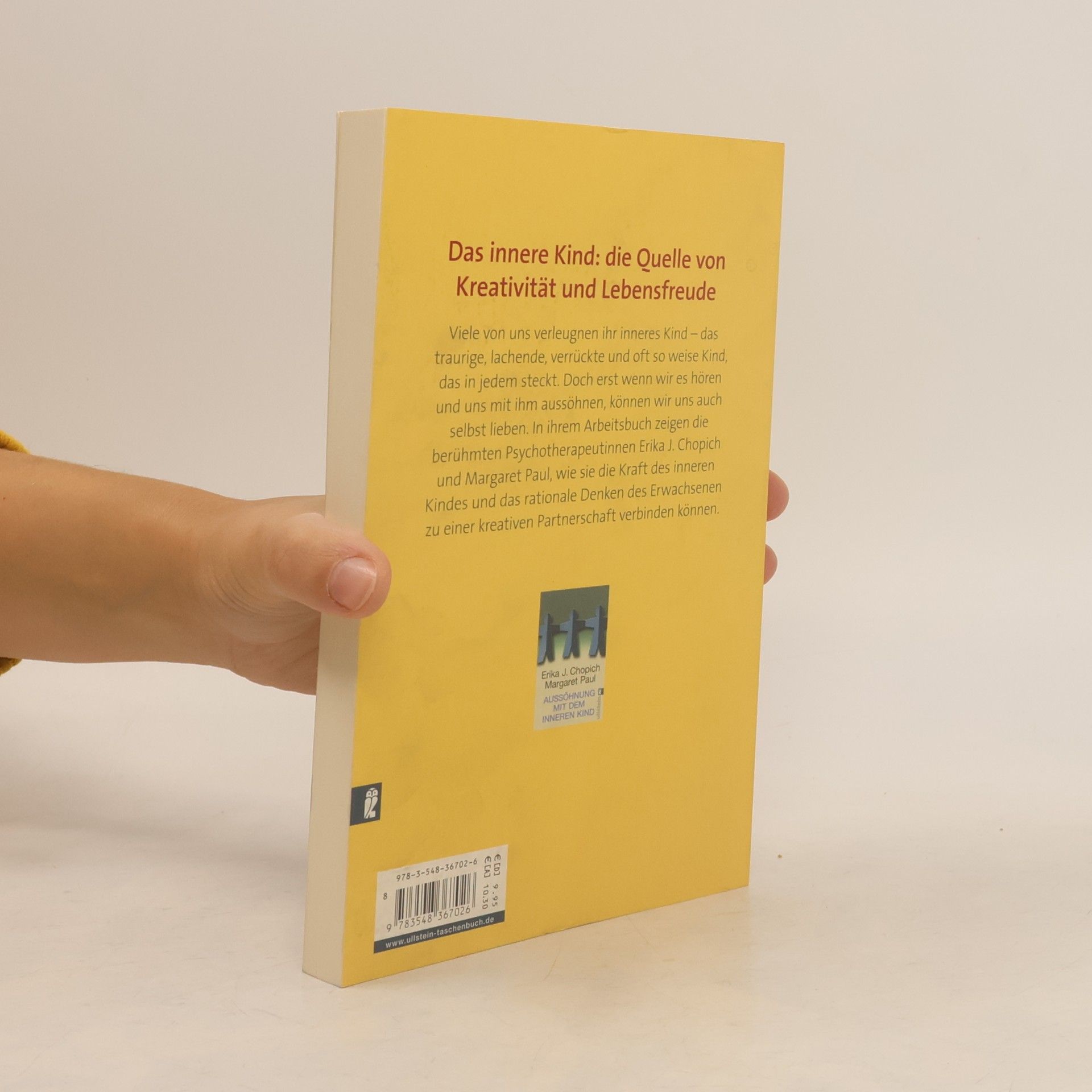Erika J. Chopich Das Arbeitsbuch zur Aussöhnung mit dem inneren Kind