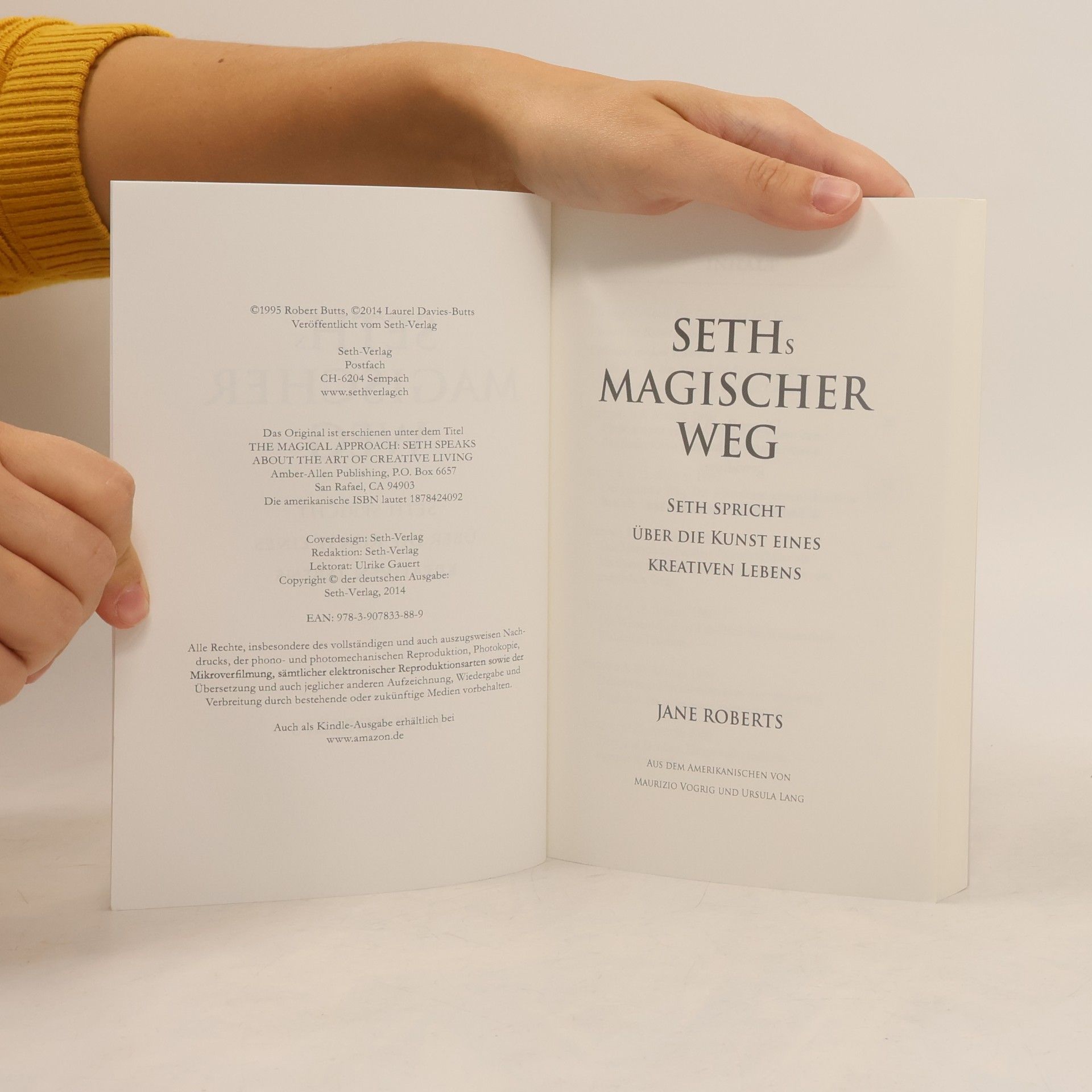 Jane Roberts Seths Magischer Weg