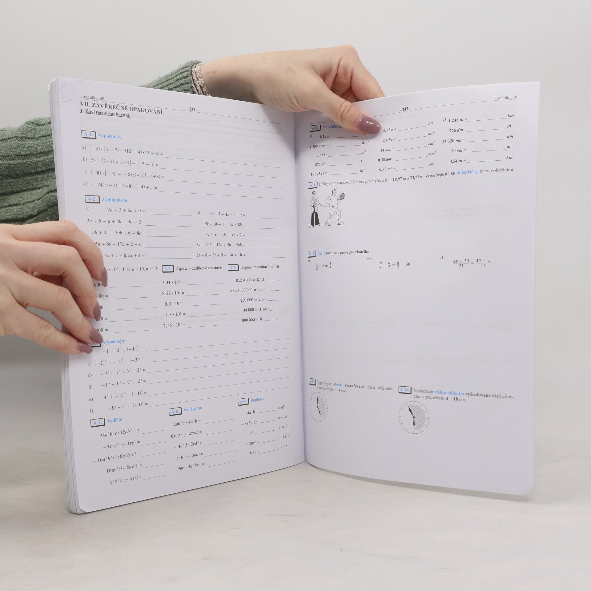 Various authors Matematika. 8.ročník 3.díl