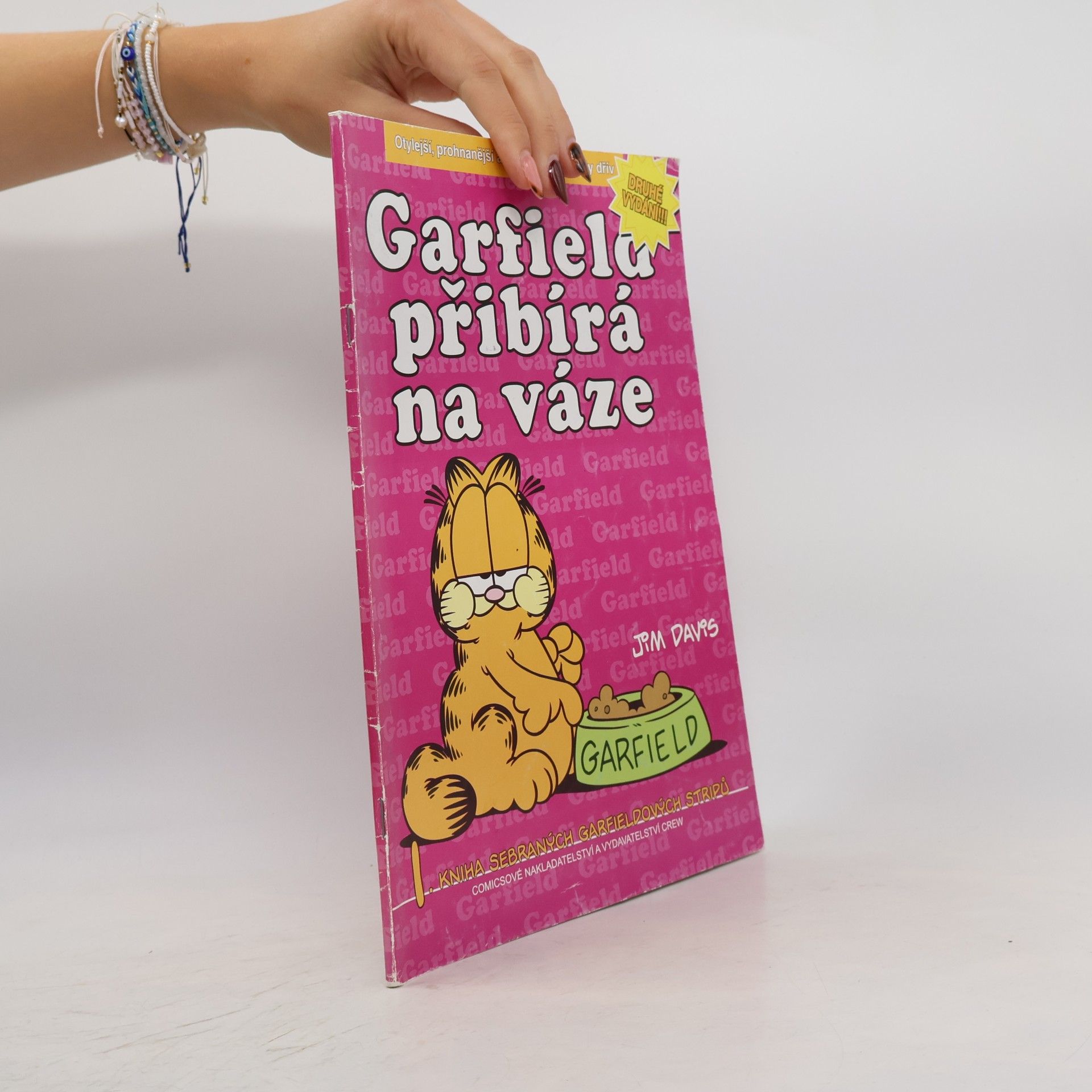 Jim Davis Garfield přibírá na váze