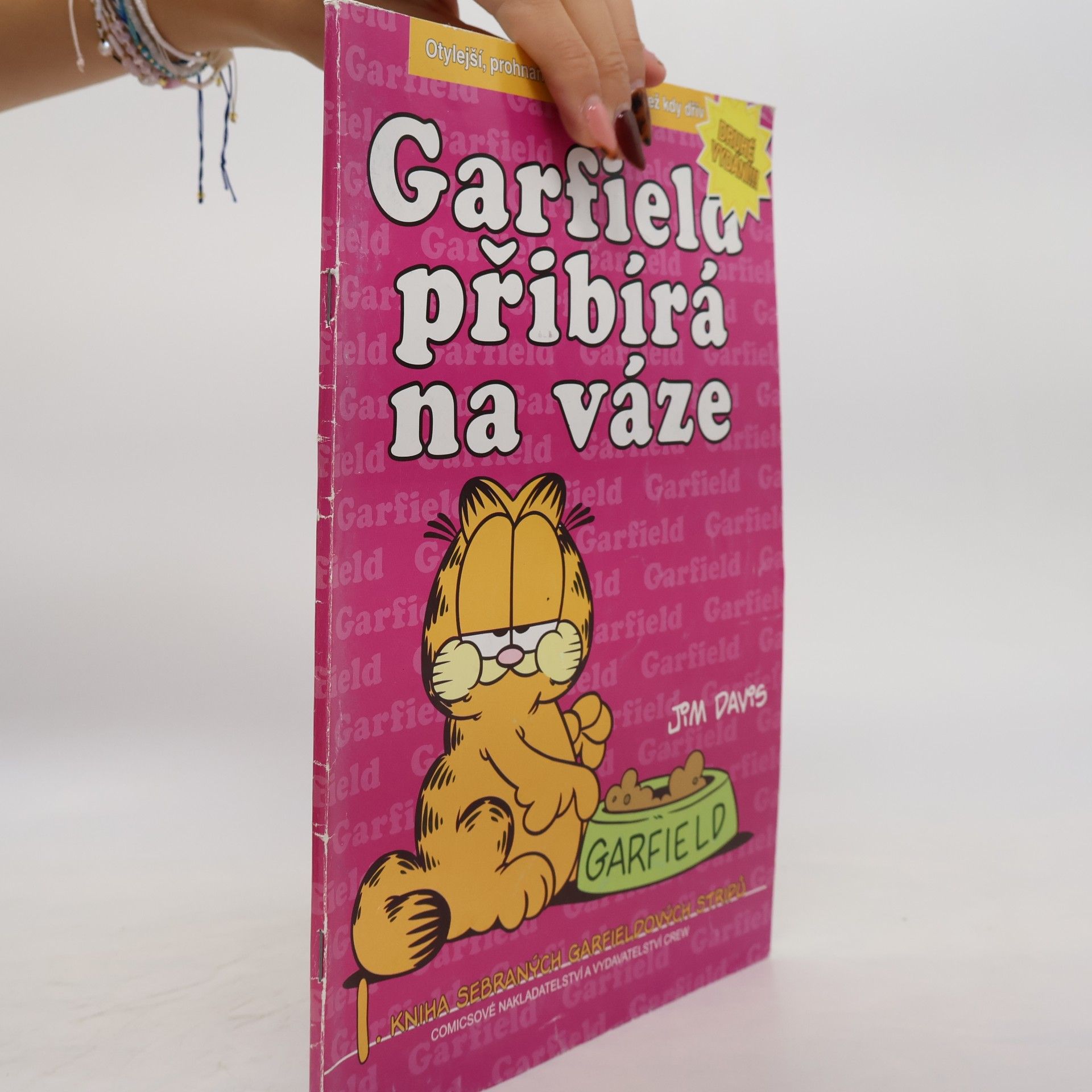 Jim Davis Garfield přibírá na váze