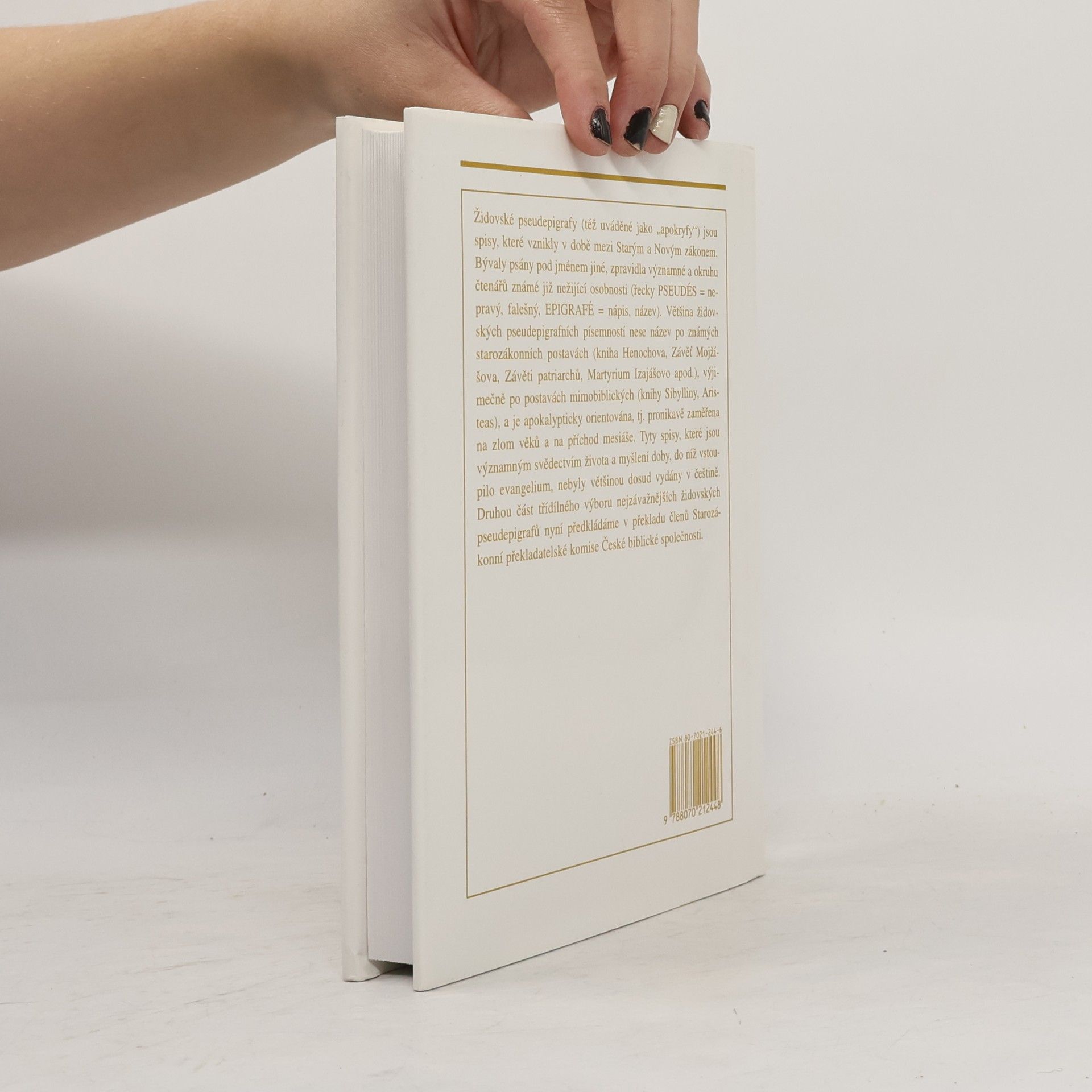 Various authors Knihy tajemství a moudrosti. Mimobiblické židovské spisy: Pseudepigrafy. II. díl