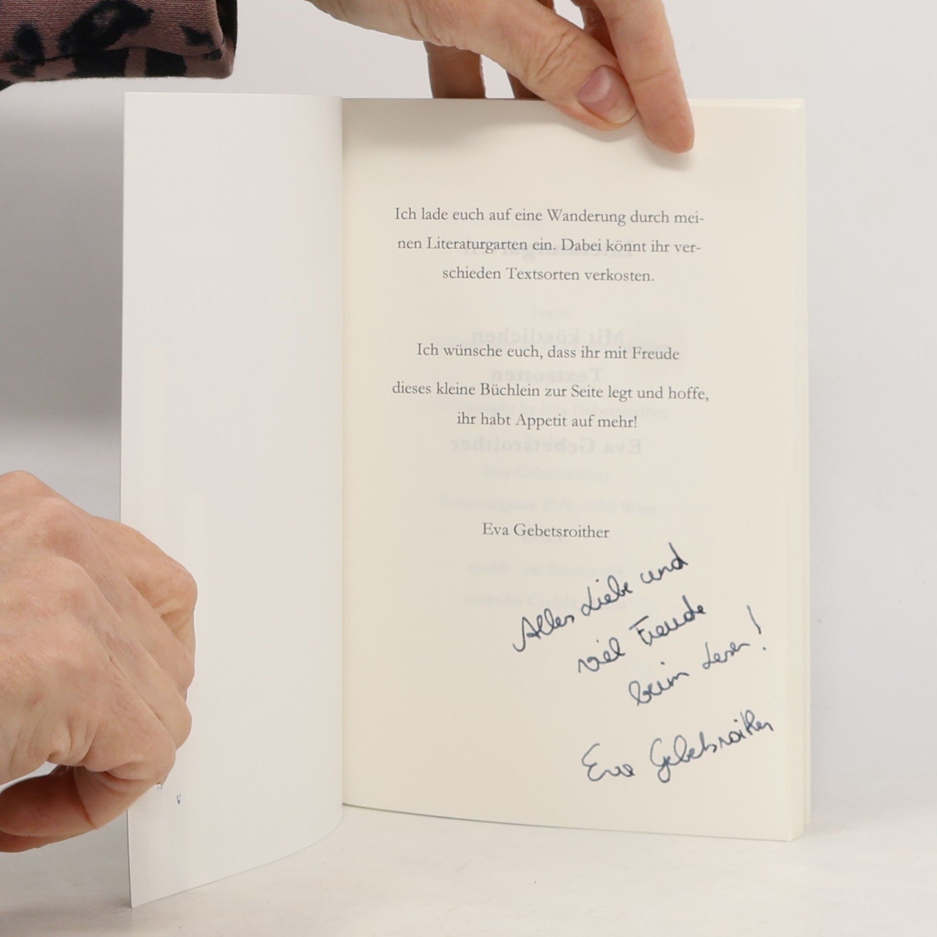 Eva Gebetsroither Literaturgarten