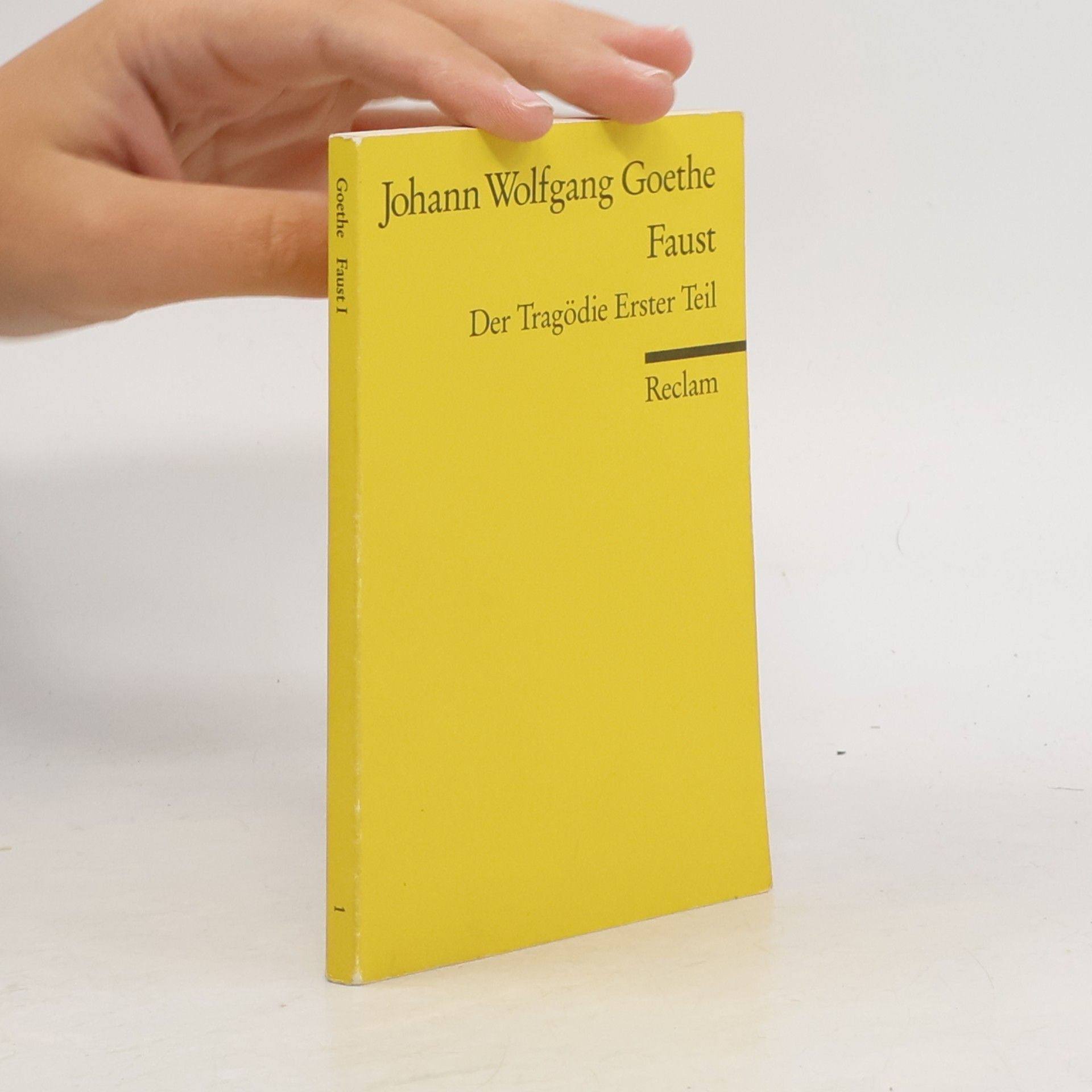 Johann Wolfgang von Goethe Faust : der Tragödie Erster teil