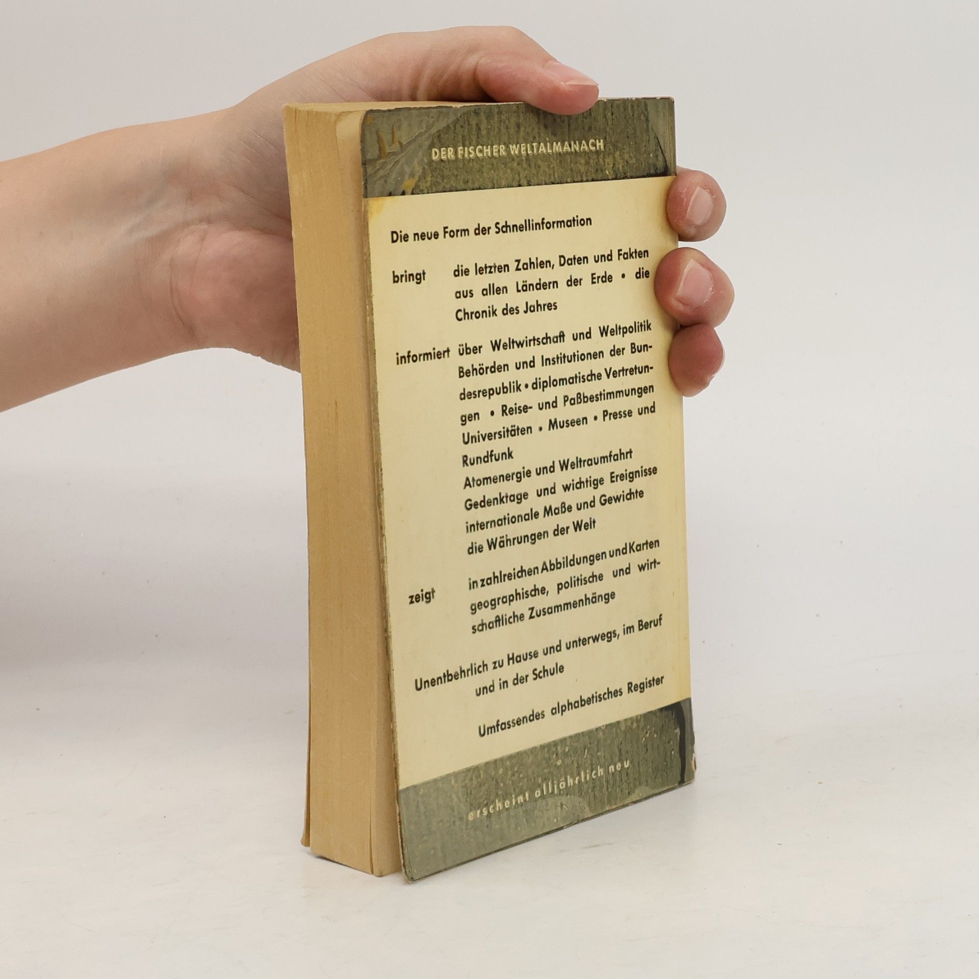 Autorenkollektiv Der Fischer Weltalmanach ’60