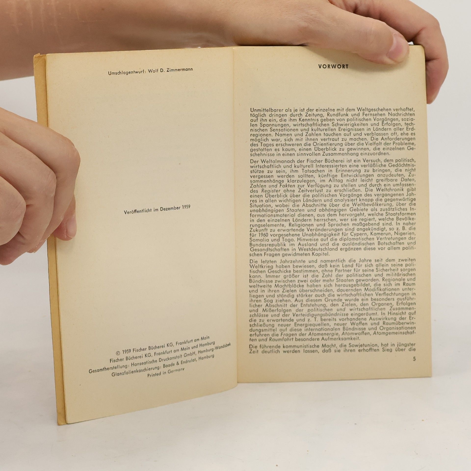 Autorenkollektiv Der Fischer Weltalmanach ’60