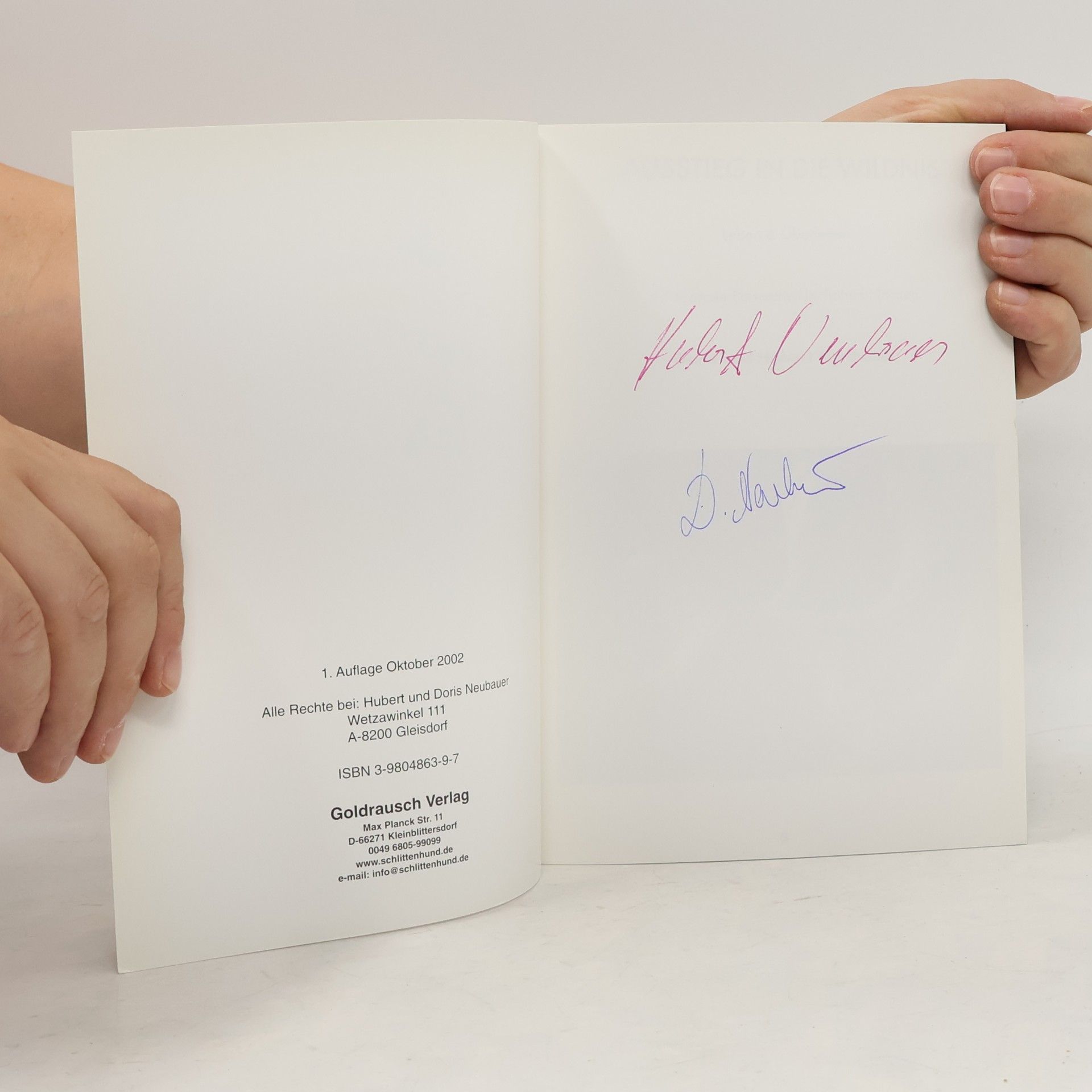 Doris Neubauer Ausstieg in die Wildnis