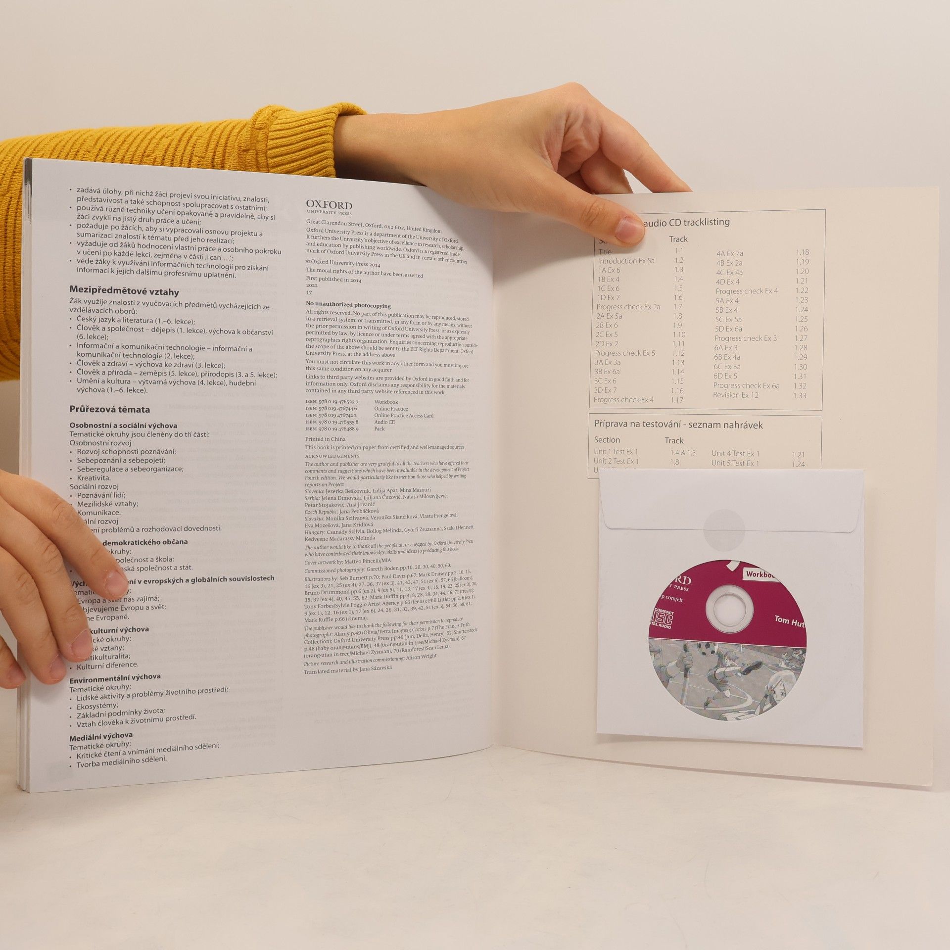 Tom Hutchinson Project 4. Pracovní sešit s poslechovým CD