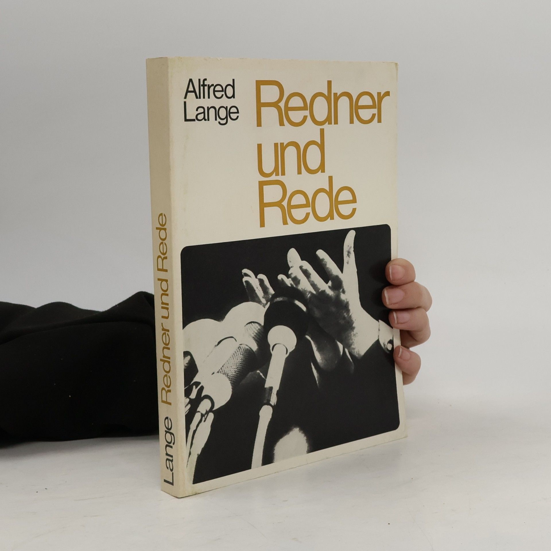 Alfred Lange Redner und Rede