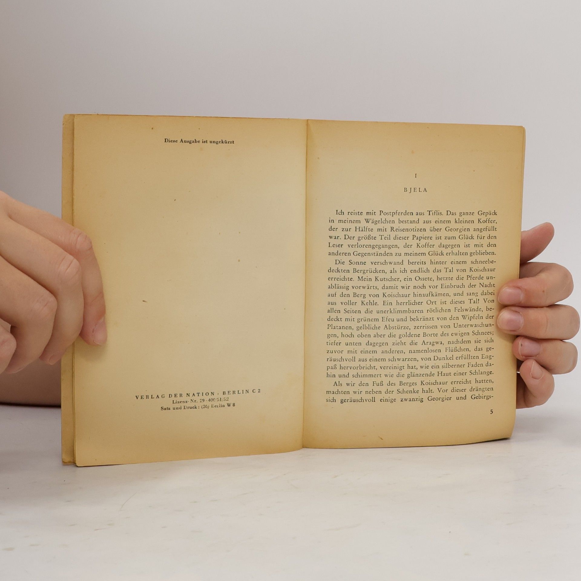 Mikhail Lermontov Ein Held unserer Zeit