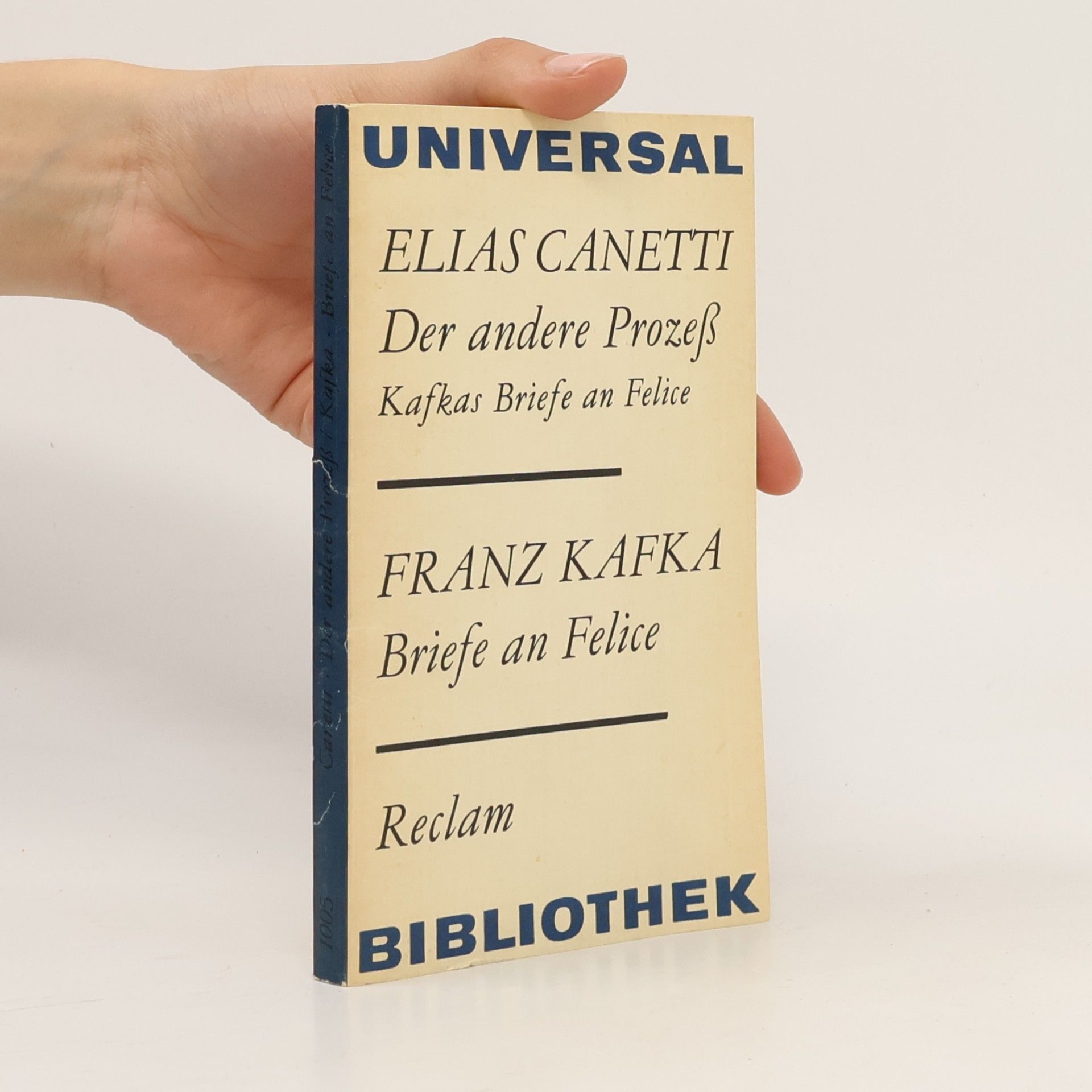 Elias Canetti Der andere Prozess. Briefe an Felice